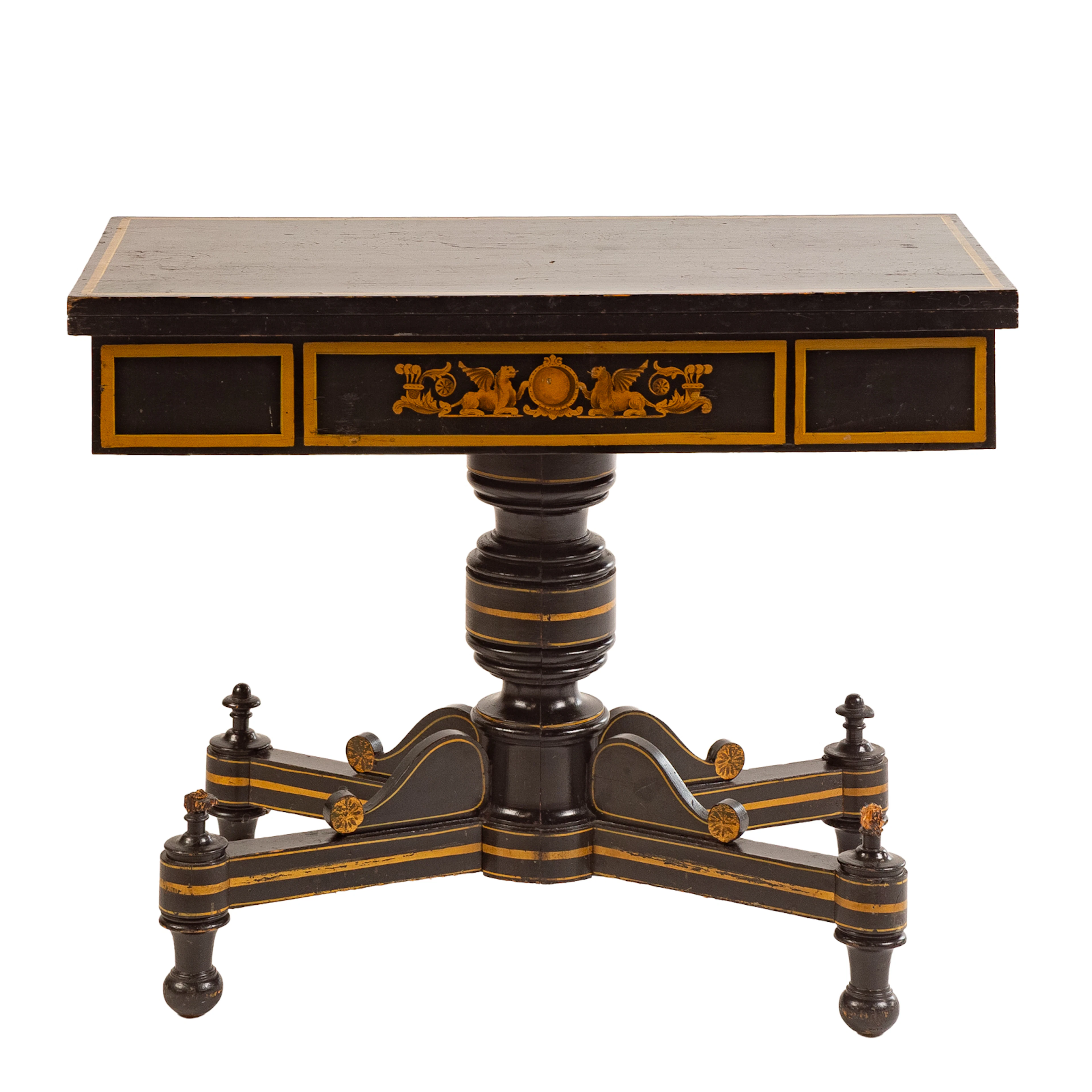 Finlay Style Painted & Paint Decorated Games Table