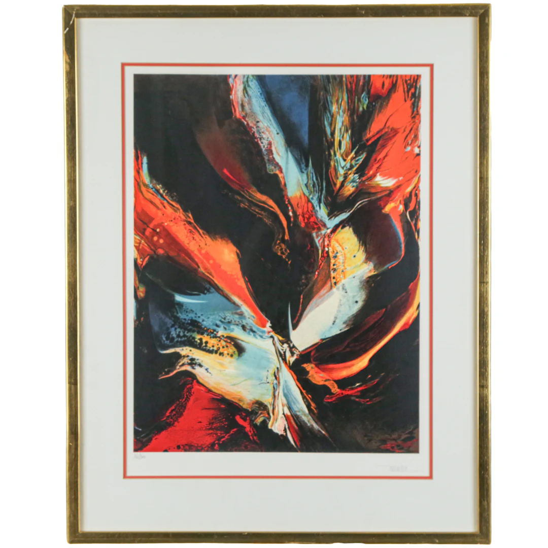 Leonardo M. Nierman. "Poems of Fire II - Firebird," serigraph
