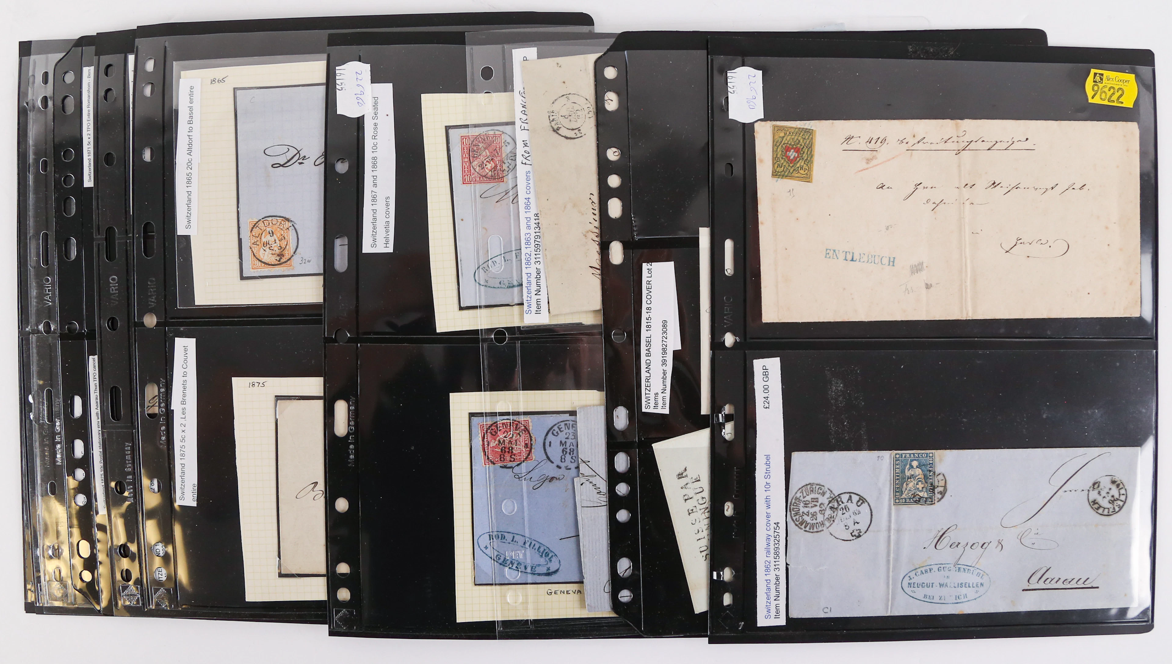 Switzerland: A Group of Early Postal History