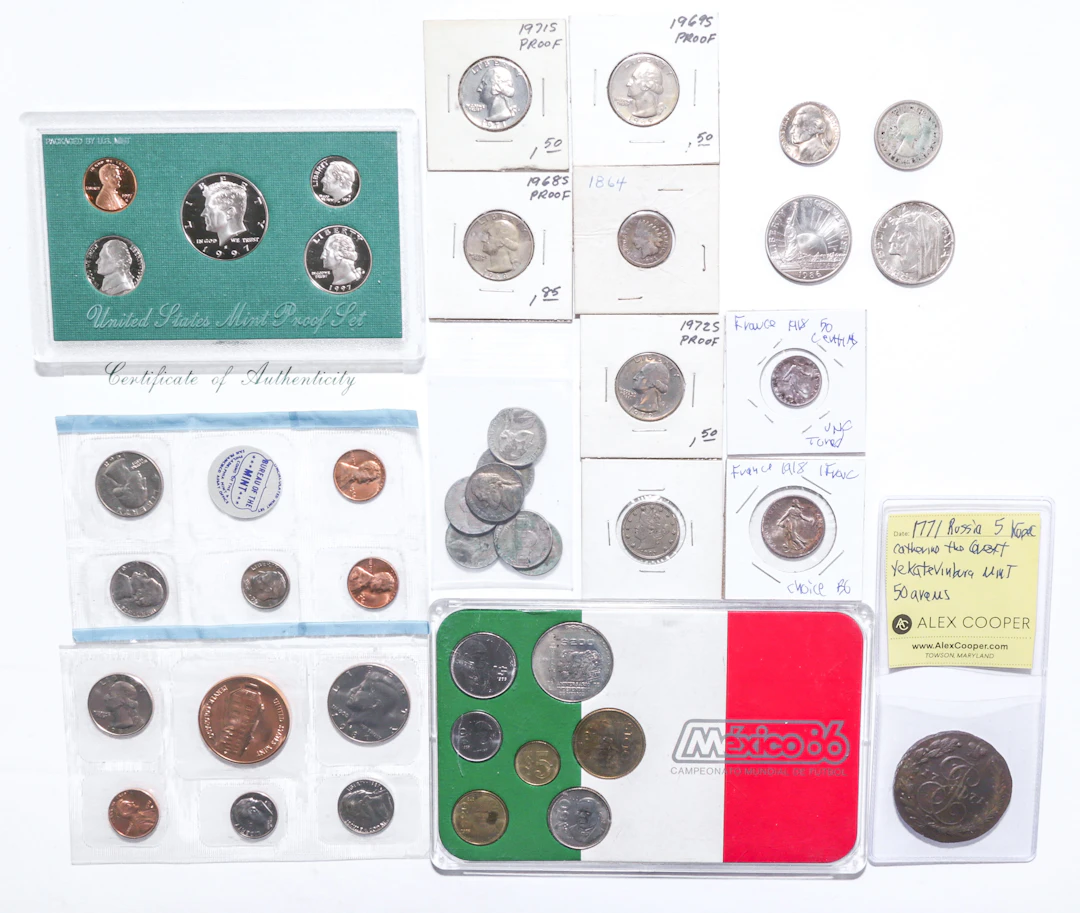 Nice Eclectic Compilation of US & World Coins