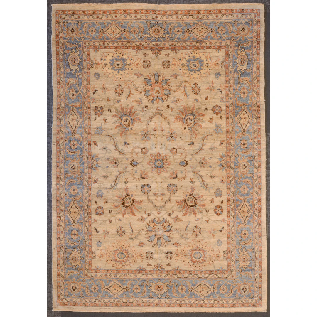 Oushak Rug, India, 9.1 x 12.2