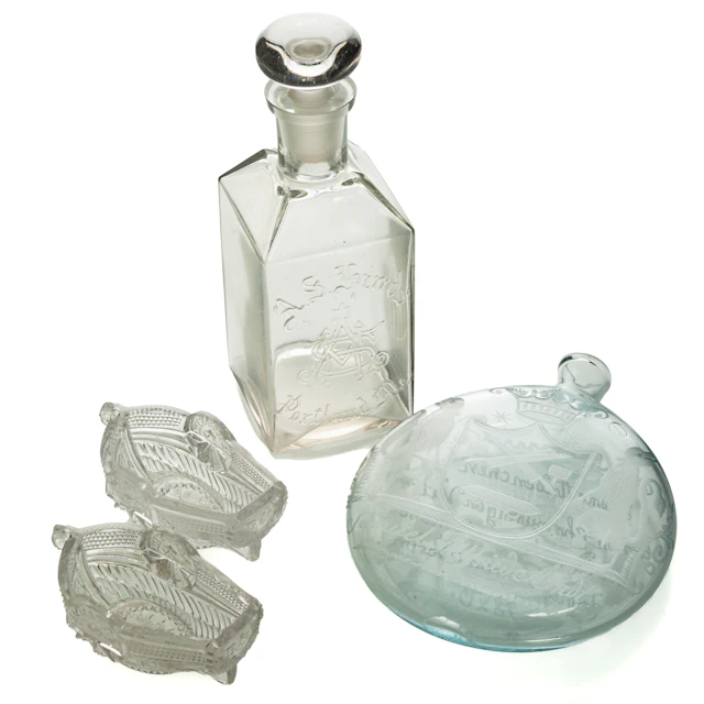 Four Pieces of American Glass