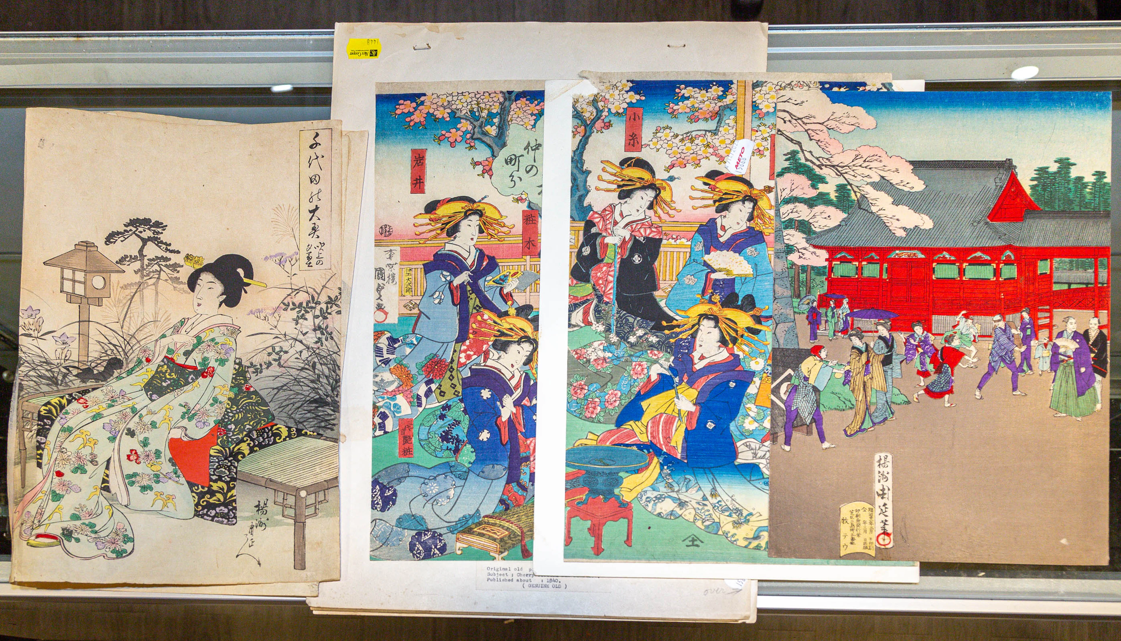 A Group of Japanese Color Woodcut Prints