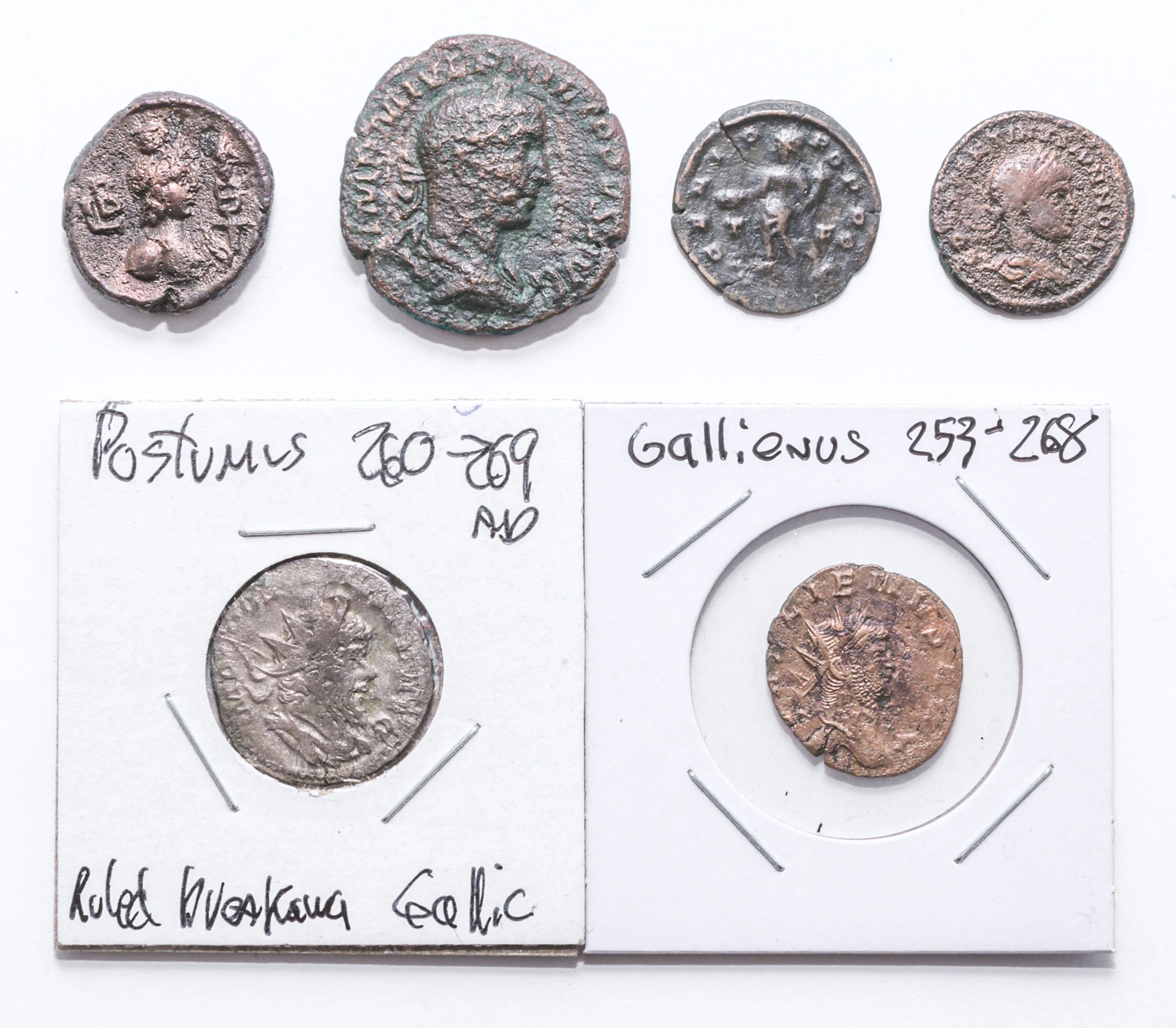 Six Roman Bronzes, Partially Attributed