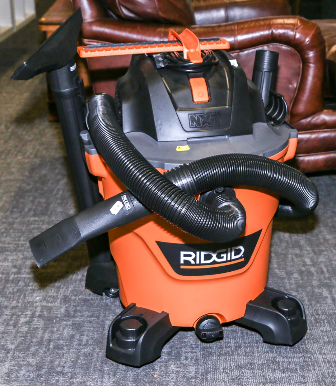 A Ridgid Wet-Dry Shop Vacuum