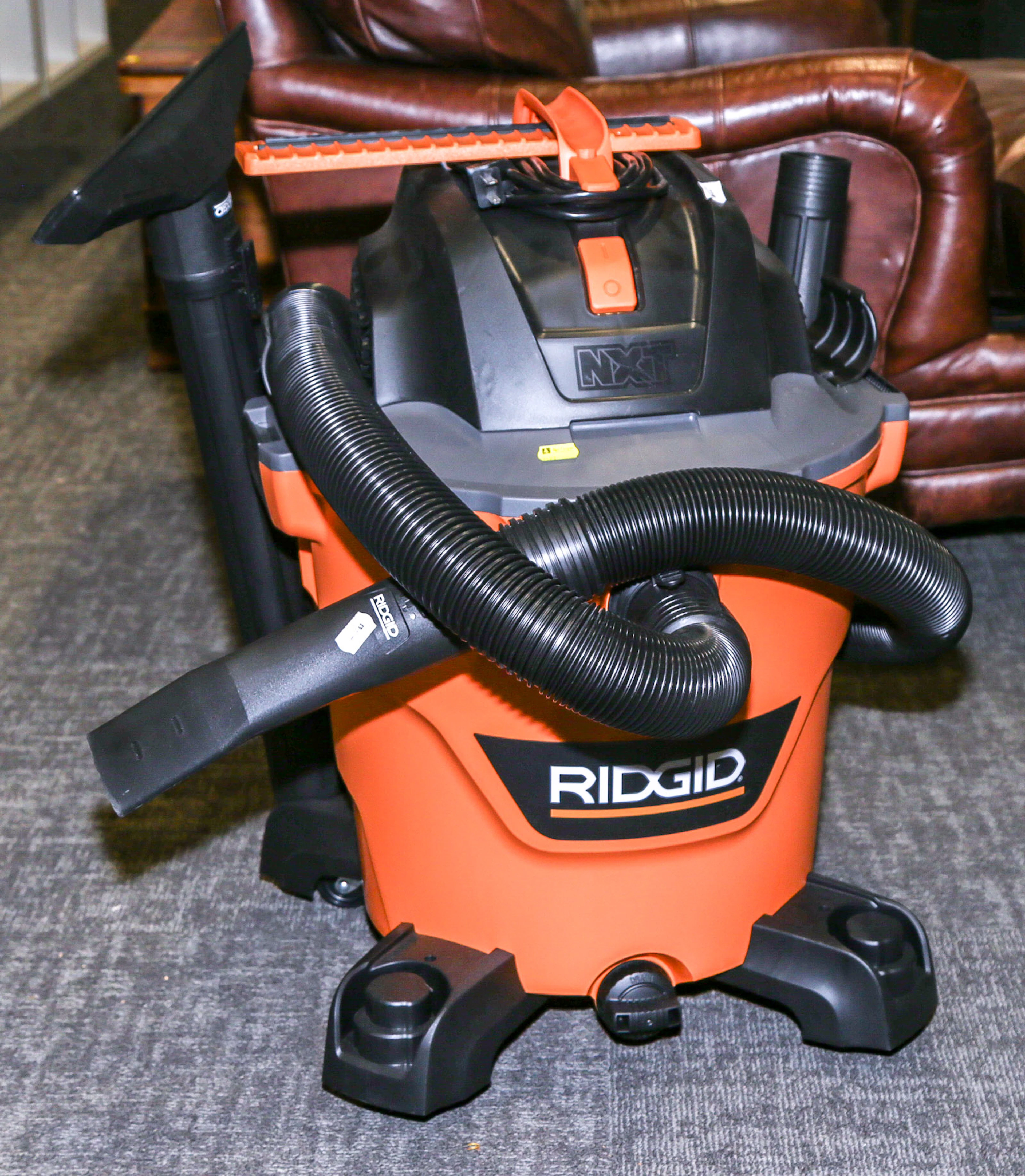 A Ridgid Wet-Dry Shop Vacuum