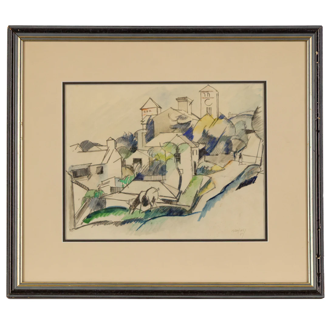Albert Gleizes. Cubist Village, mixed media
