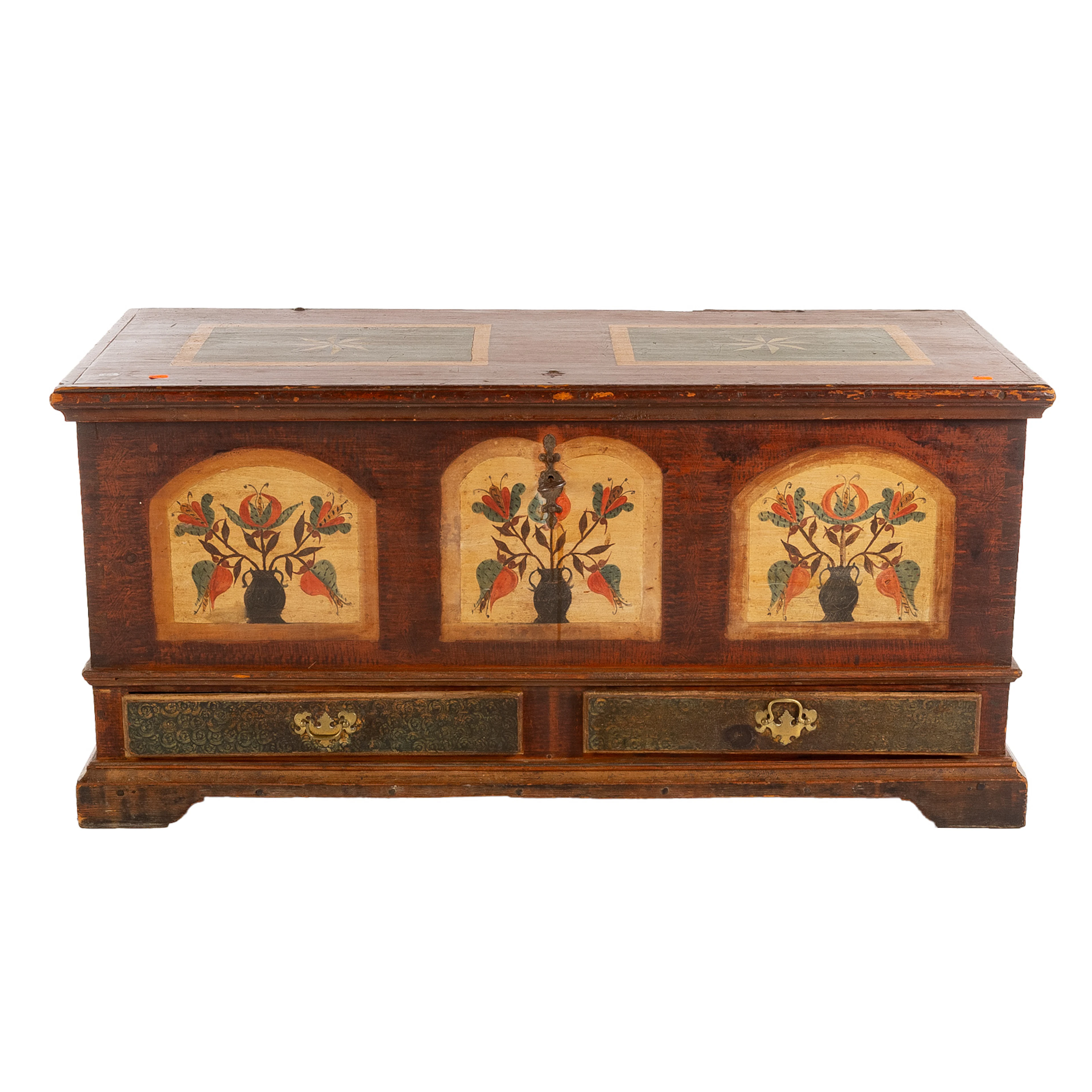 Pennsylvania German Painted Dower Chest