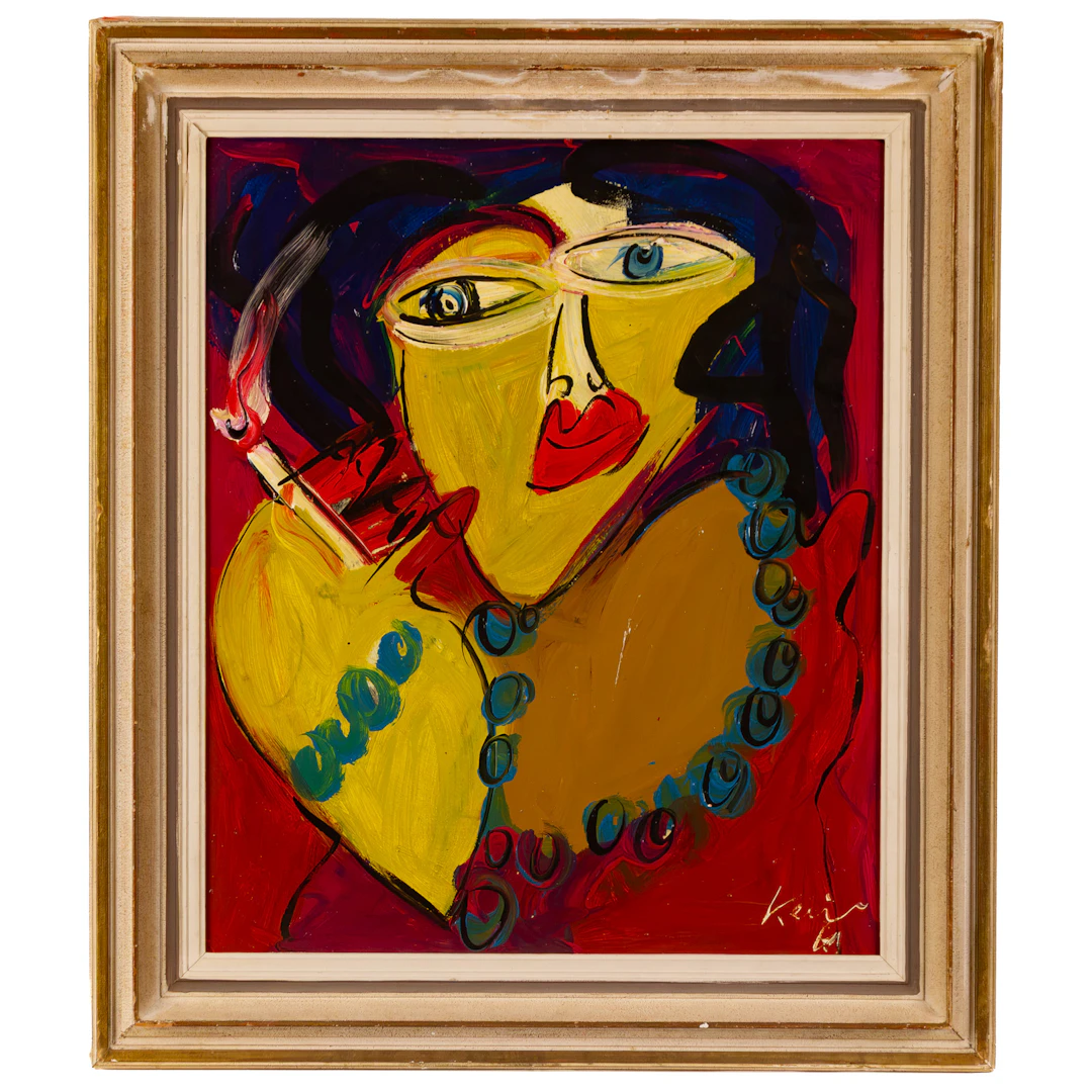 Peter Robert Keil. Abstract Woman, oil