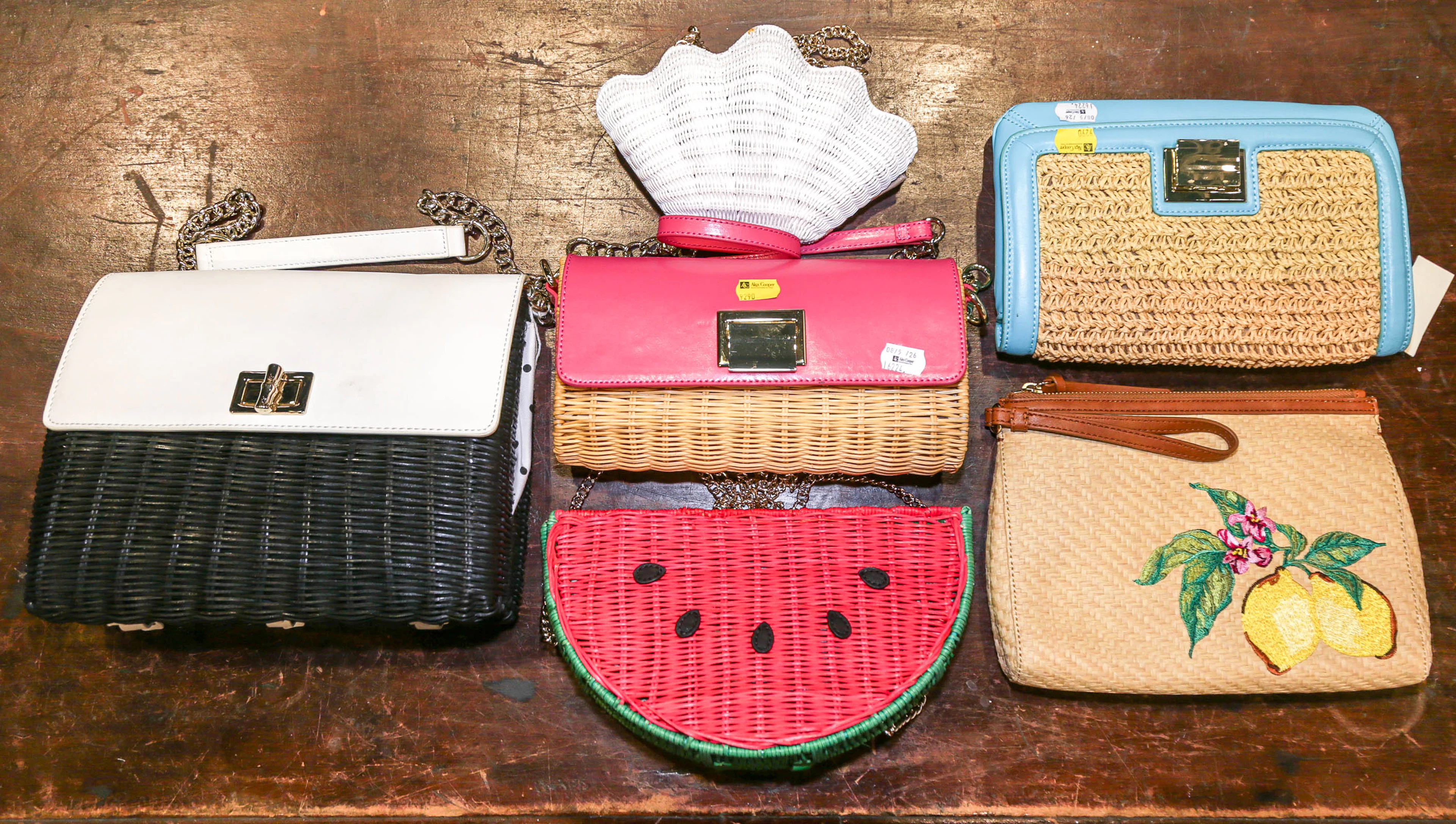 A Selection of Talbots Wicker & Straw Handbags