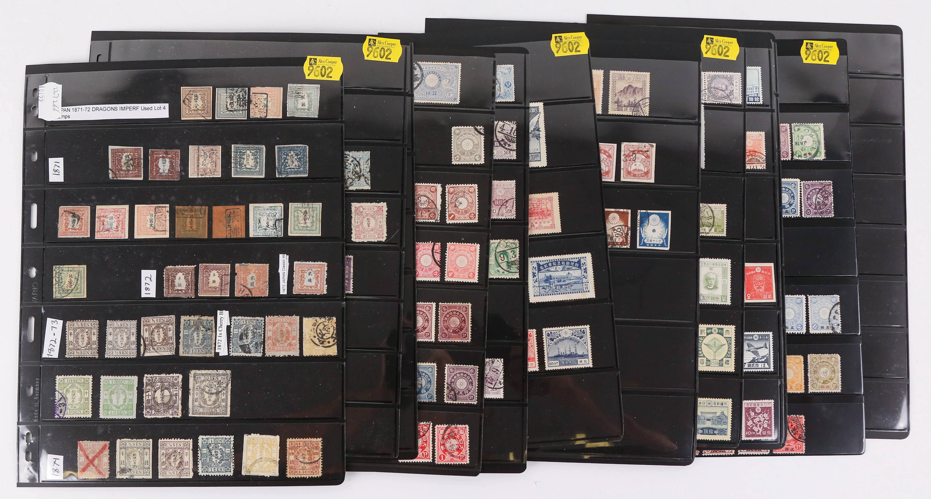 Japan: Postage Stamps, 1871-1940
