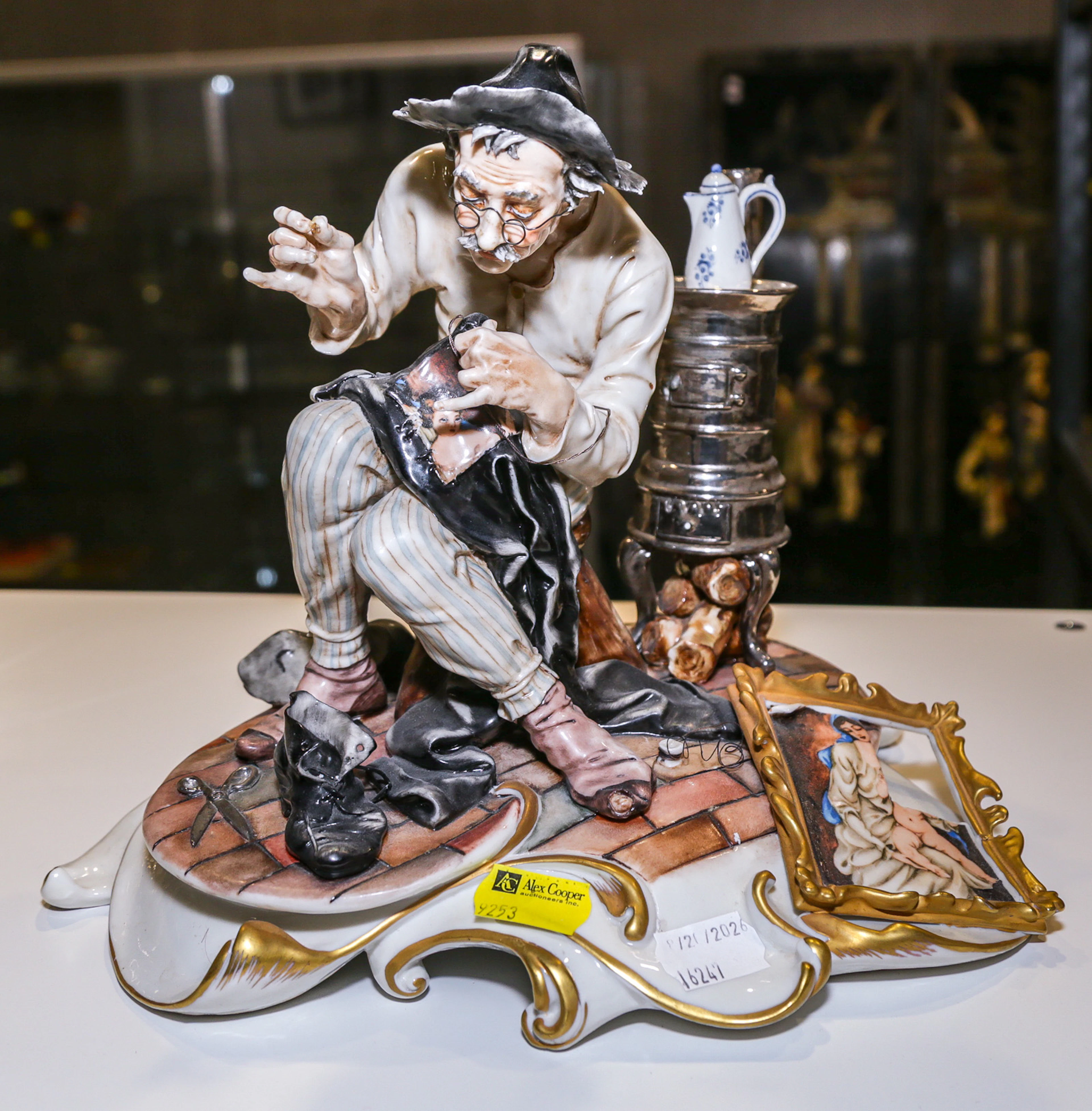 A Capodimonte Porcelain Figural Group