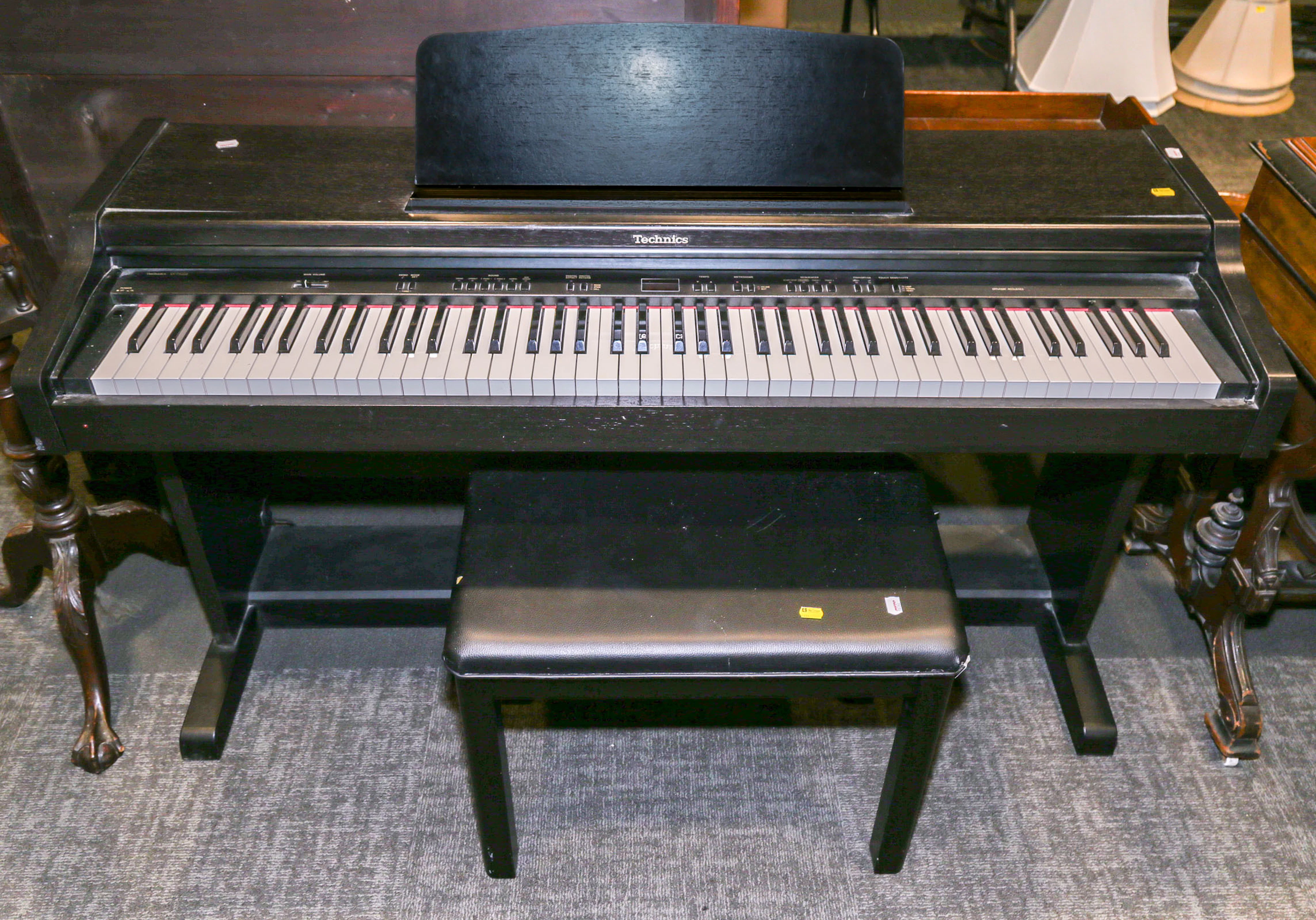 A Technics SX-PX 222 88-Key Electric Piano