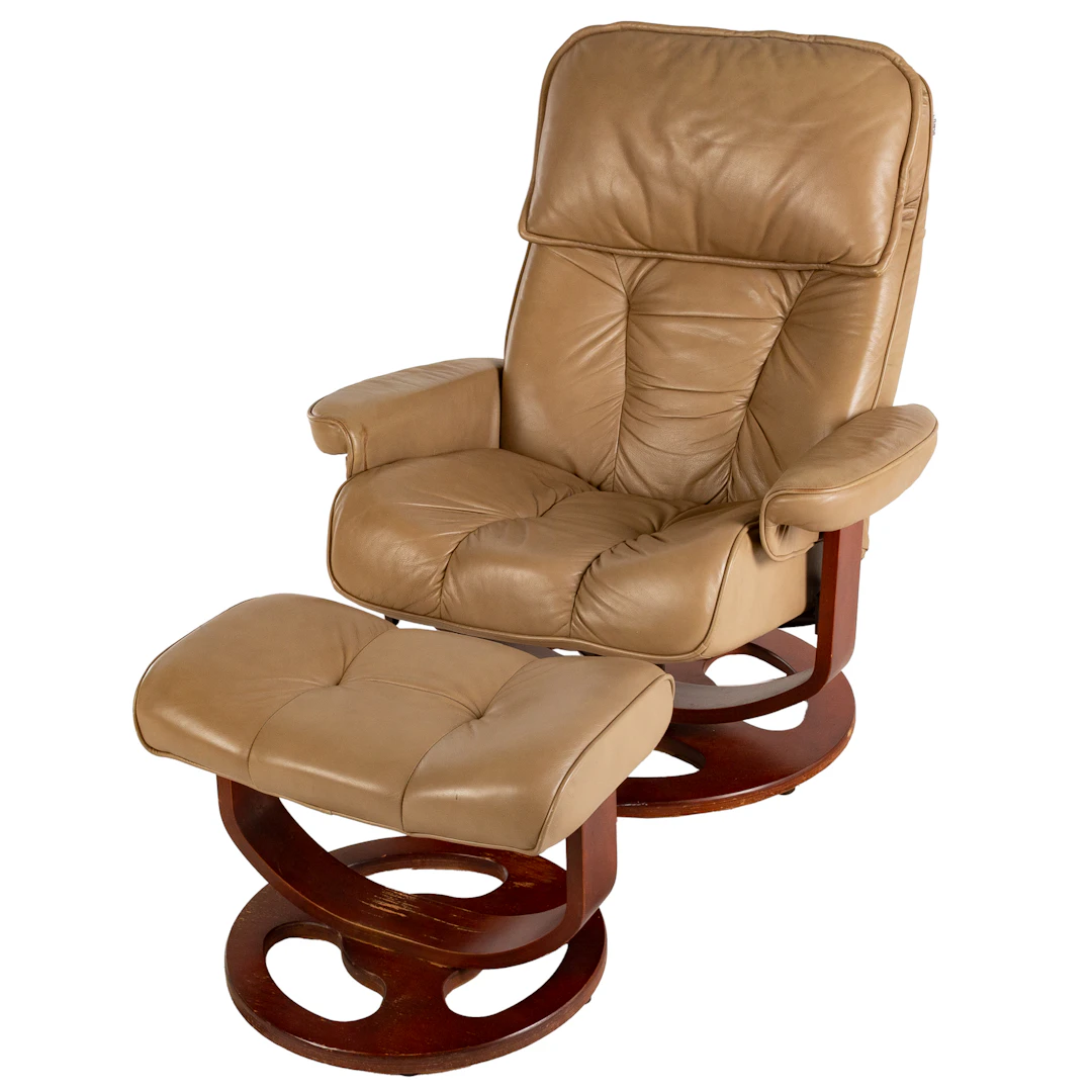 Ekornes Stressless "Governor" Recliner & Ottoman