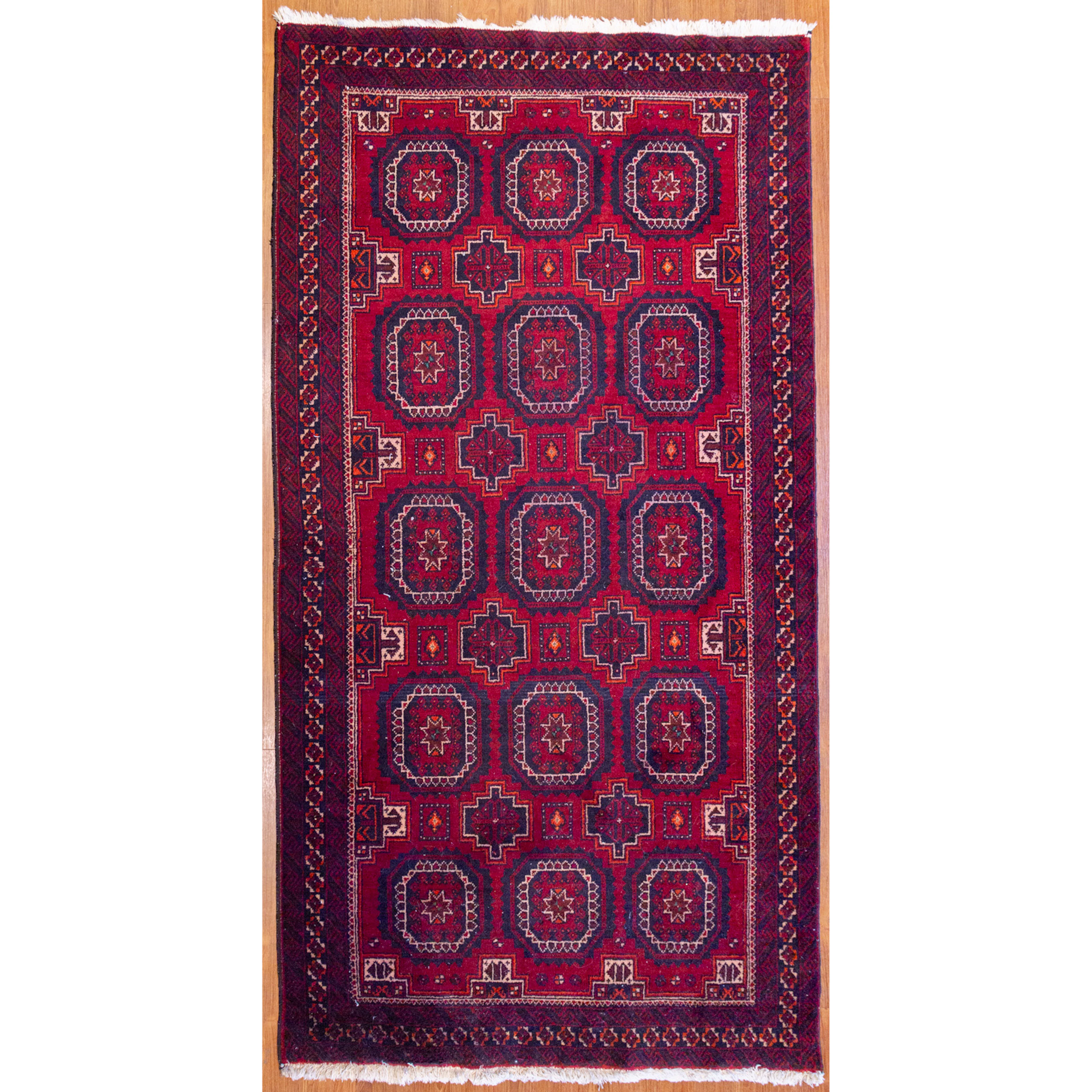 Turkeman Bohkara Rug, Persia, 3.9 x 6.10