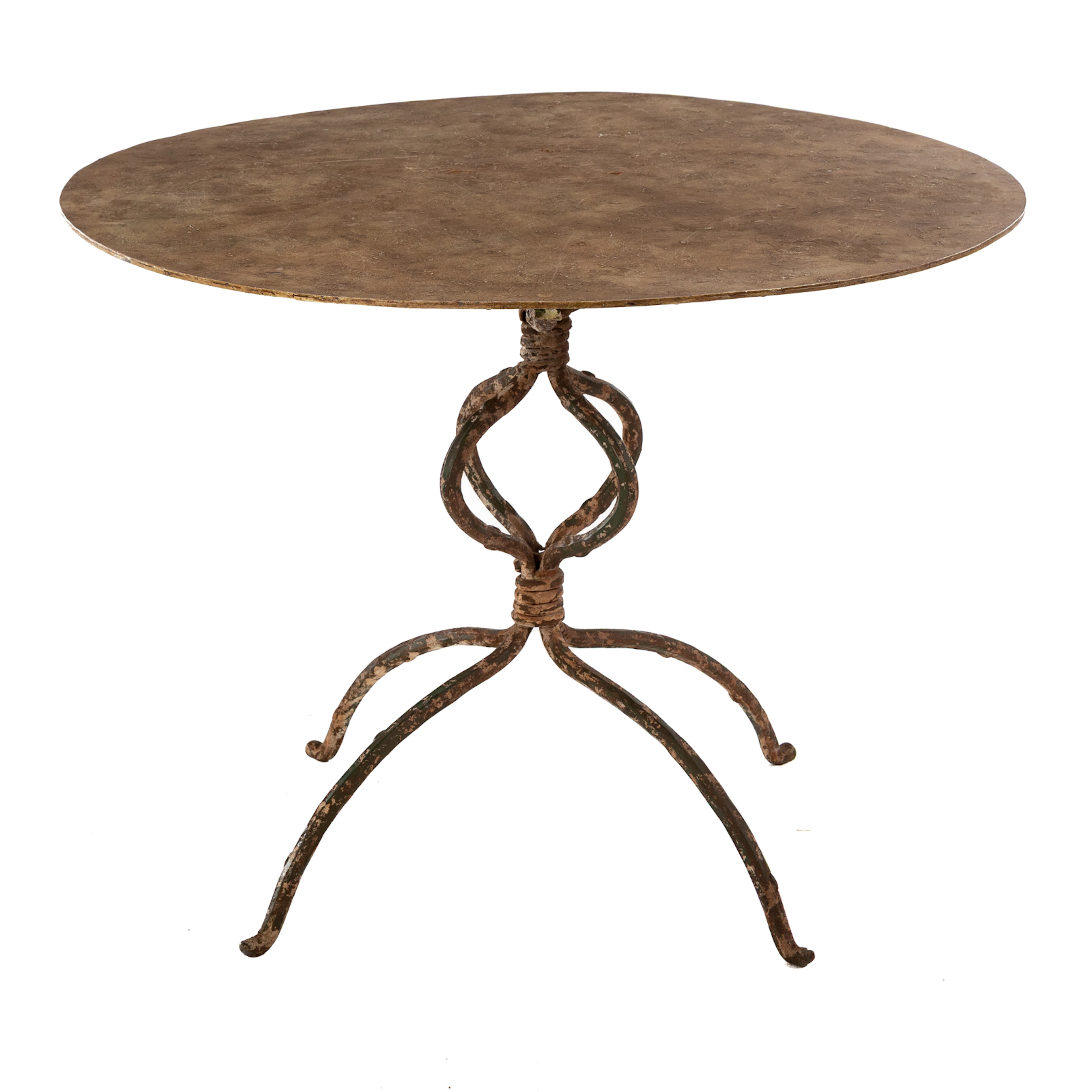 Contemporary Painted Forged Metal Table