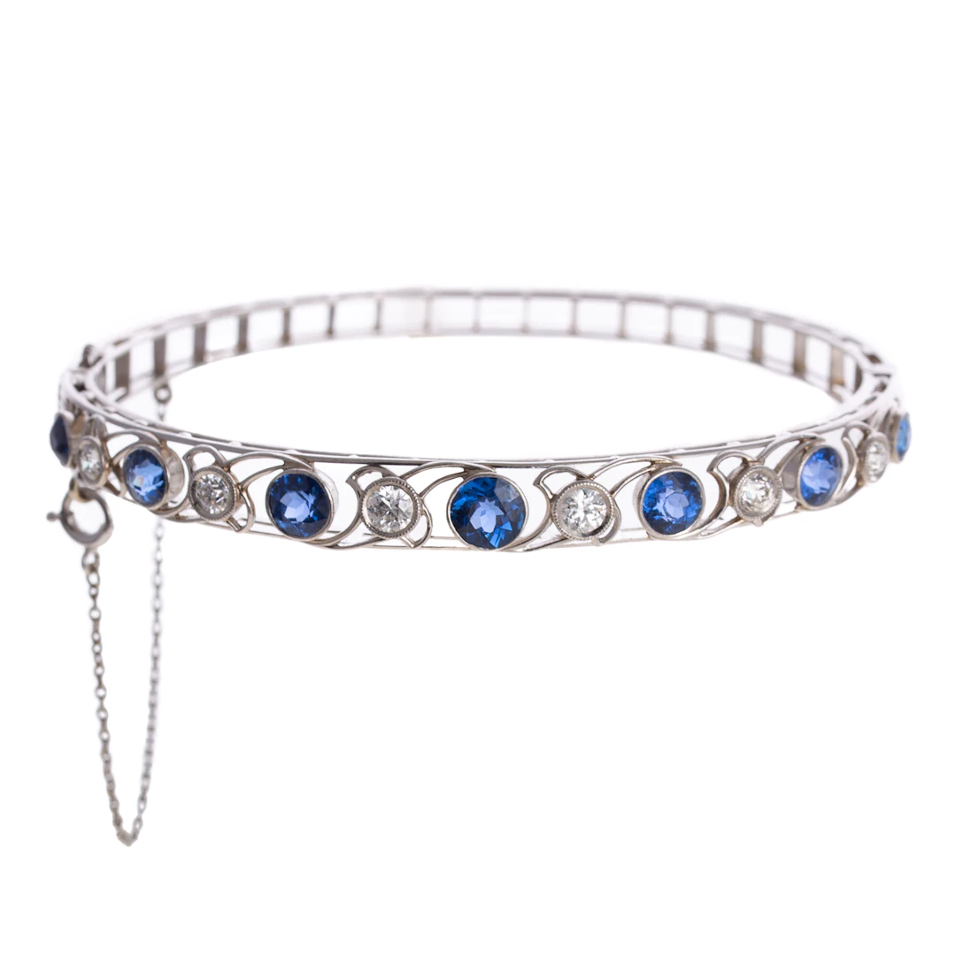 An Edwardian Bailey, Banks & Biddle Bracelet in Platinum