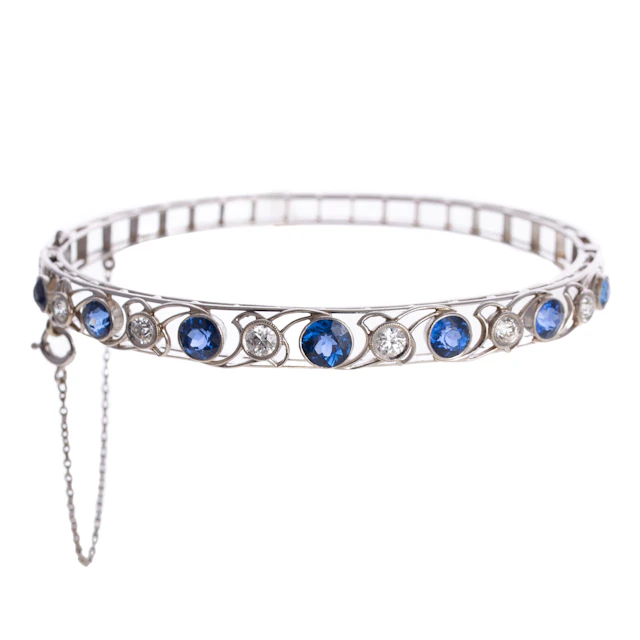 An Edwardian Bailey, Banks & Biddle Bracelet in Platinum