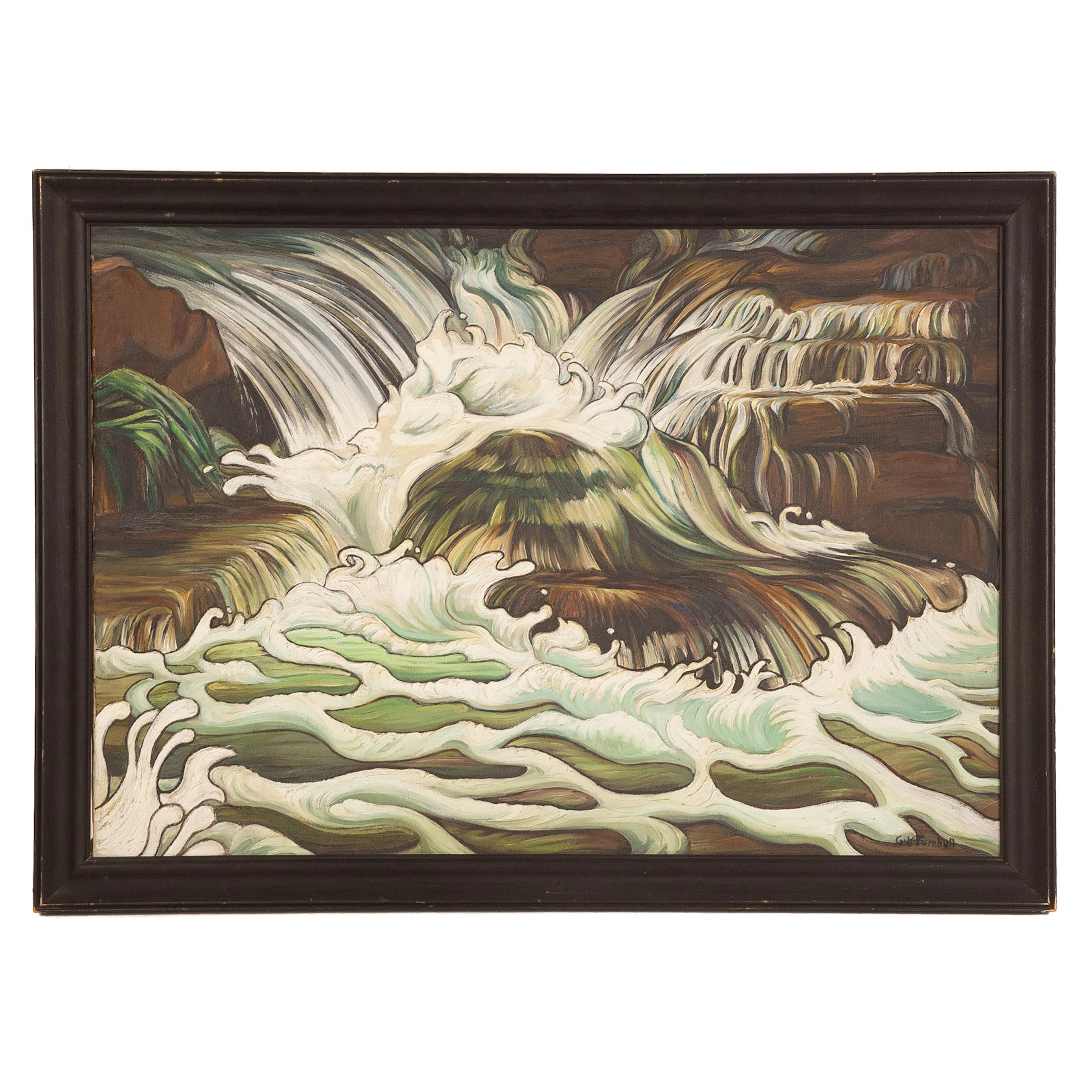 Grace Hill Turnbull. "Laughing Waters," oil