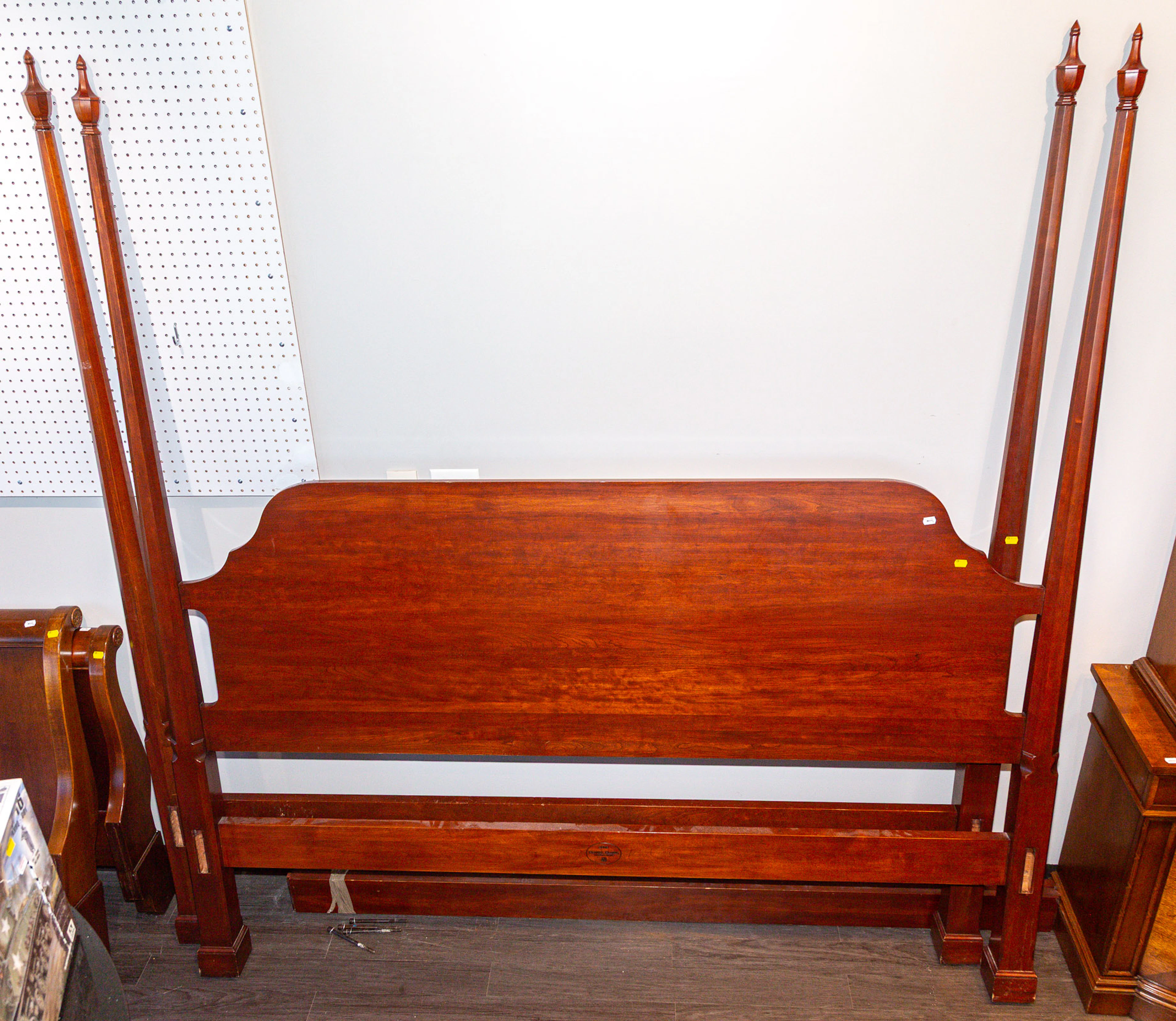 A Henkel-Harris Cherry Pencil-Post Bed