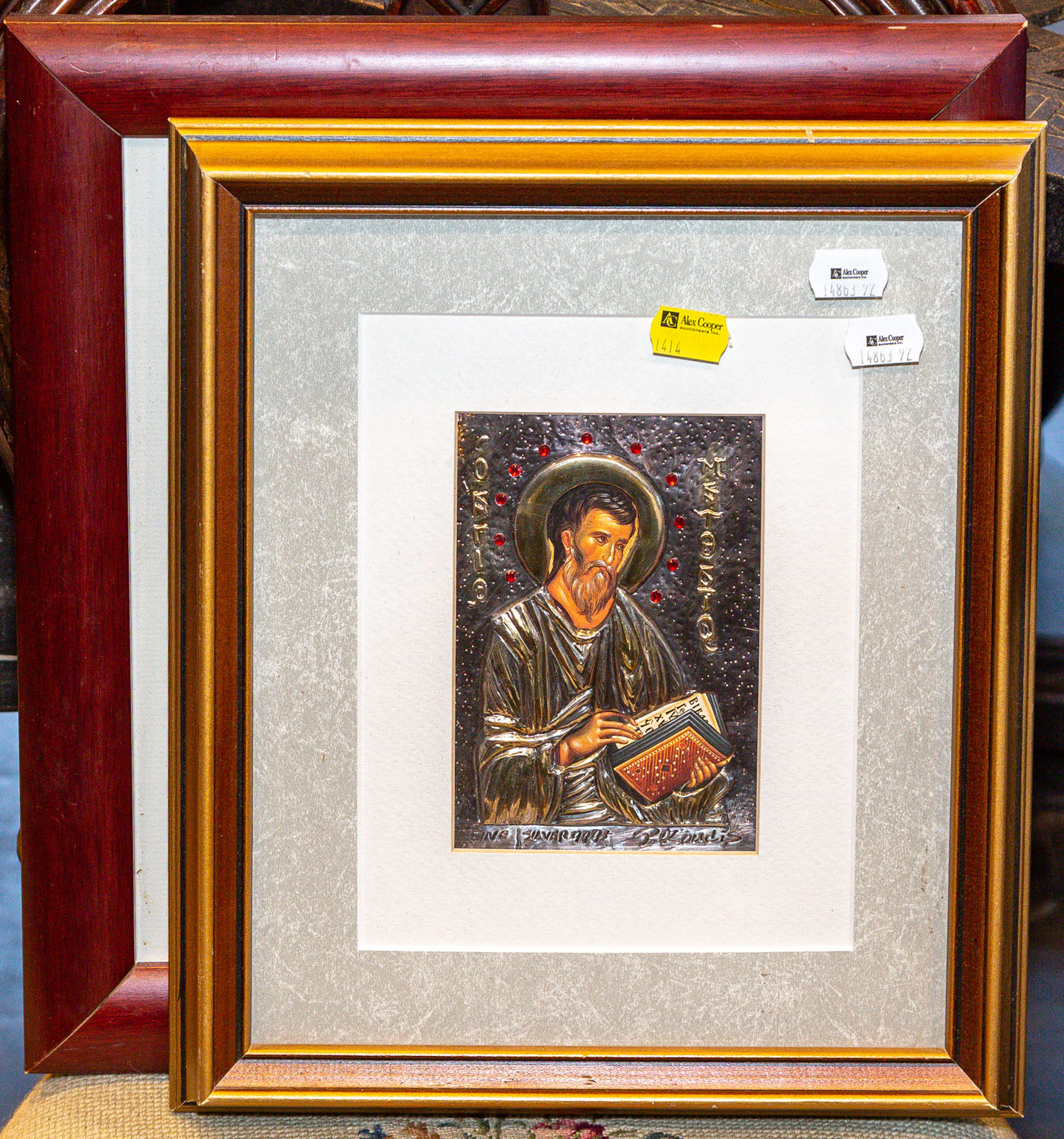 A Framed Icon & a Framed Print