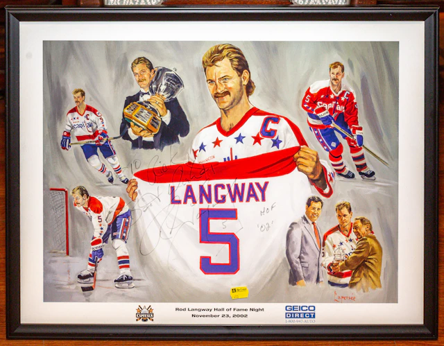 Signed Hockey Hall of Fame Poster