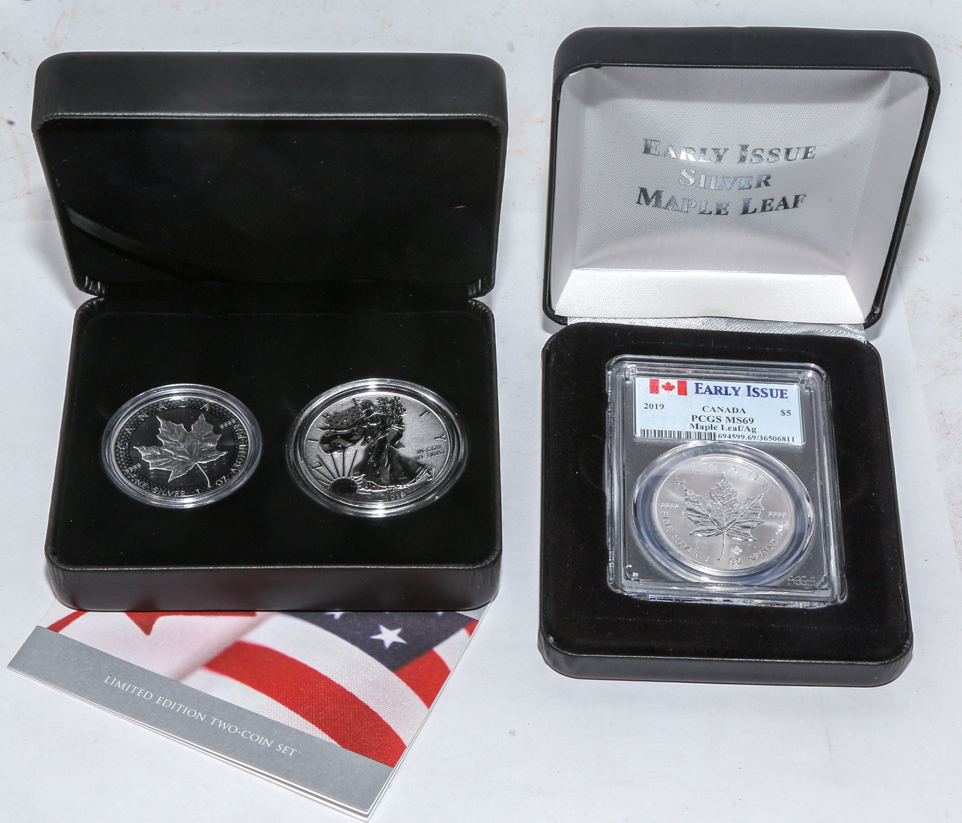 2019 Pride of 2 Nations Silver Eagle-Maple Leaf Set