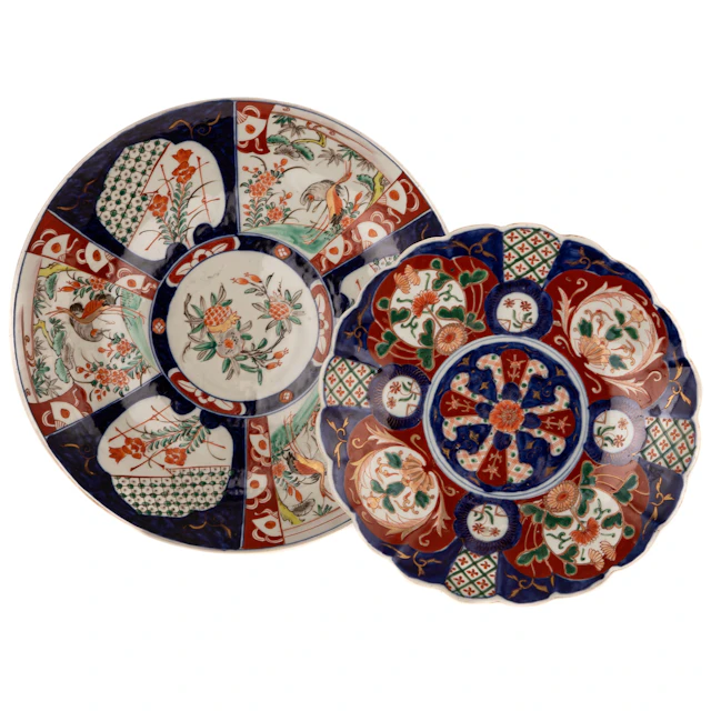 Two Japanese Imari Chargers