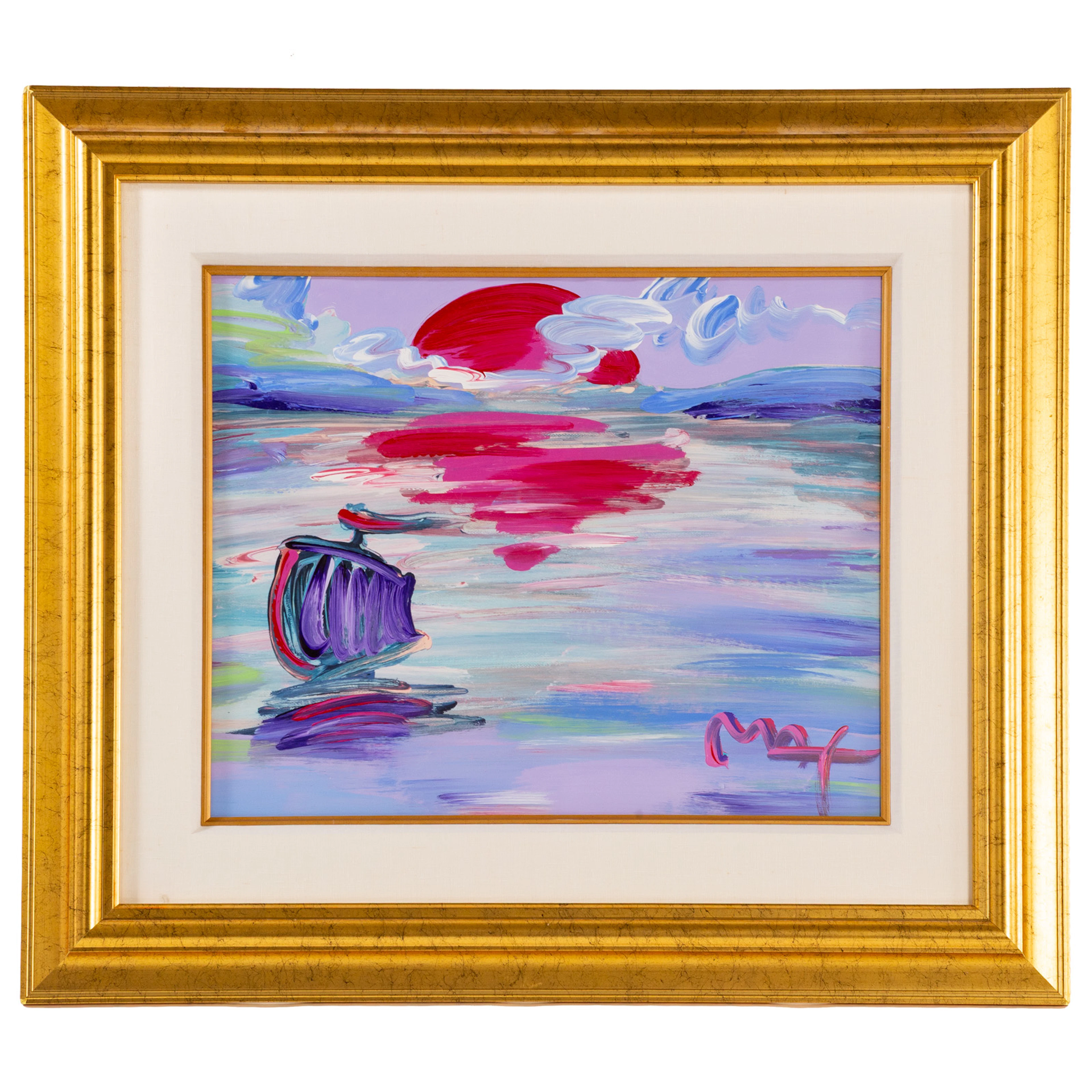 Peter Max. "America 500: Sunset," acrylic