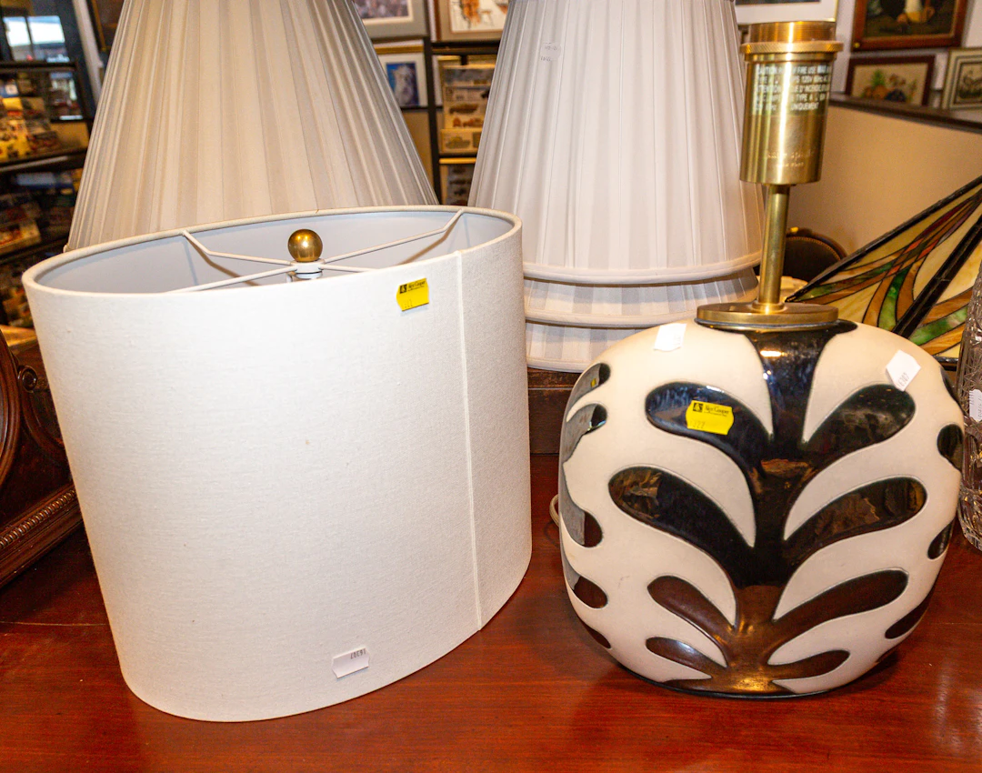 A Kate Spade Ceramic Table Lamp