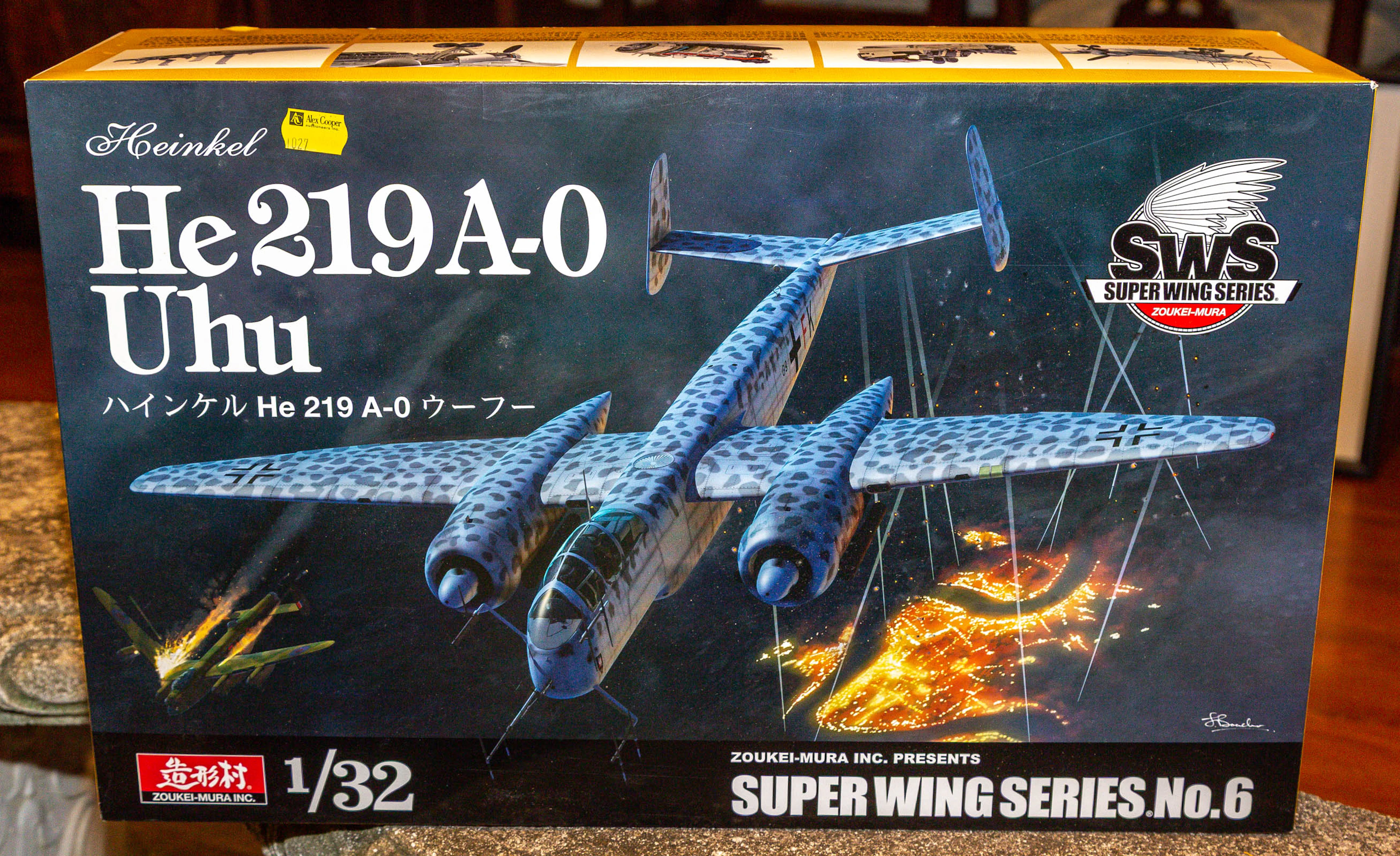 Henkel HE219 1:32 Scale Model Kit
