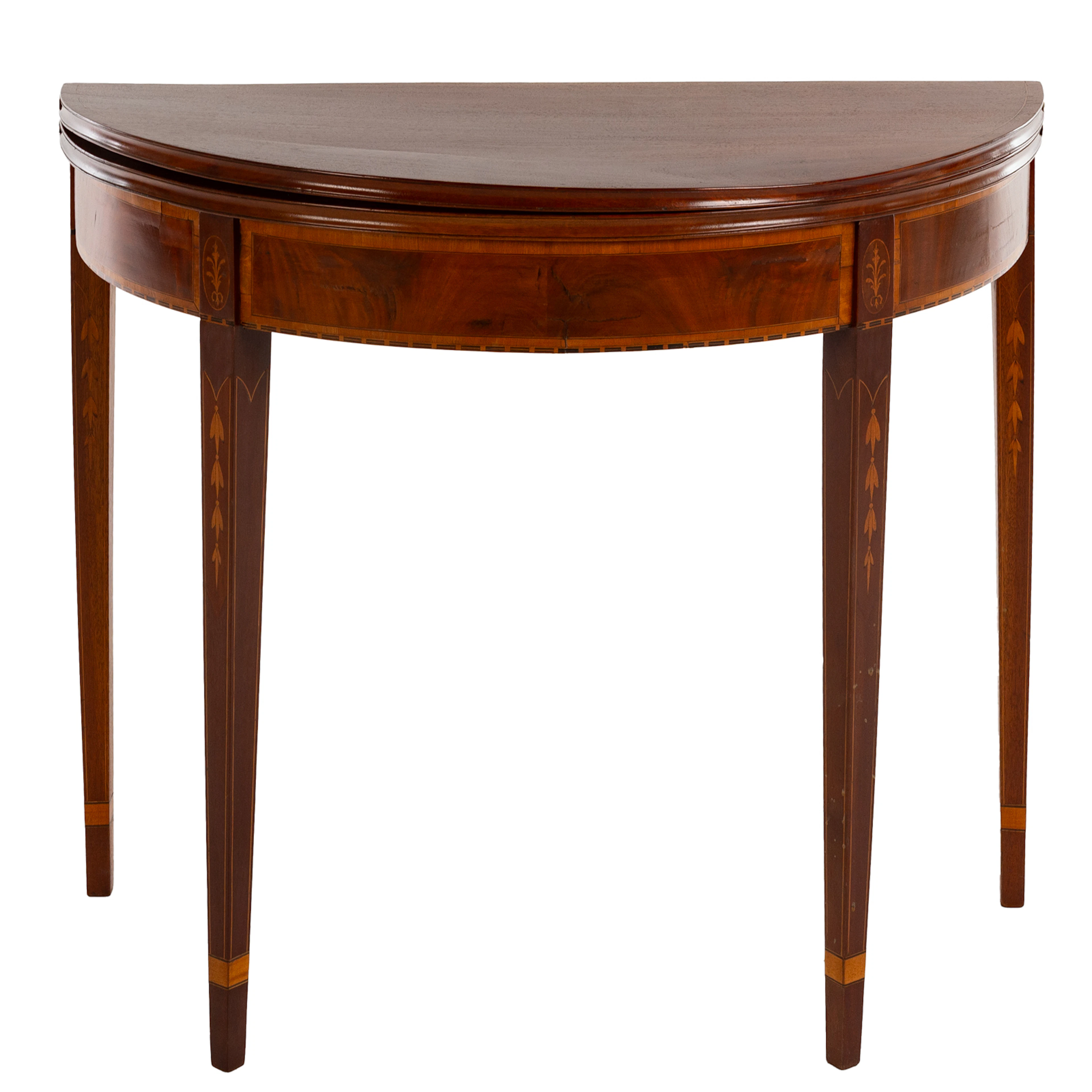 Federal Inlaid Mahogany Games Table, Baltimore
