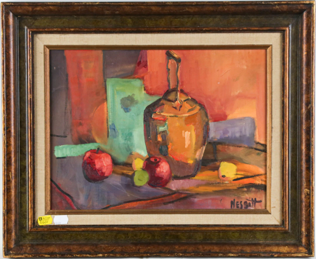 Lowell Nesbitt. Still Life, oil
