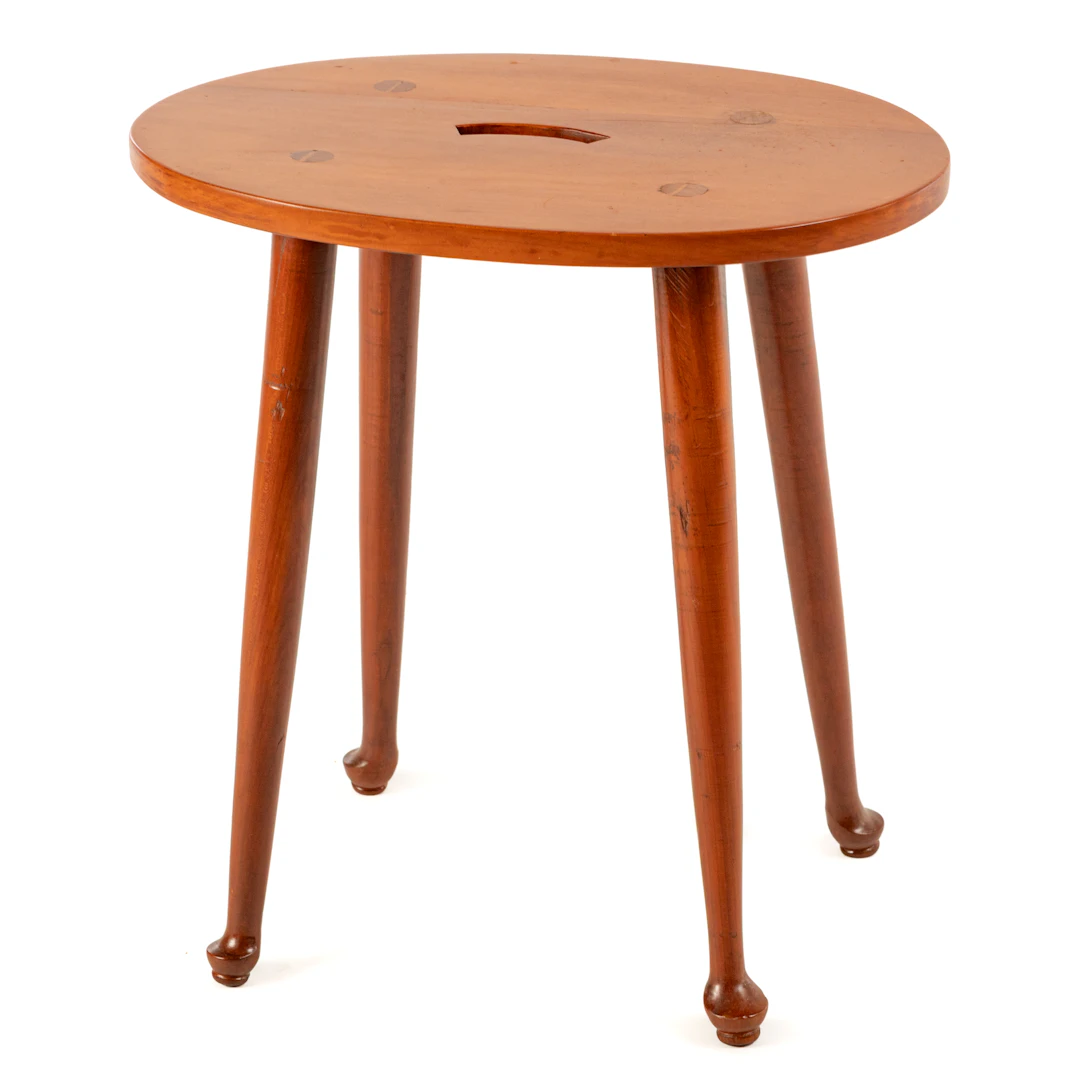 Josef Frank Style Cherry Stool