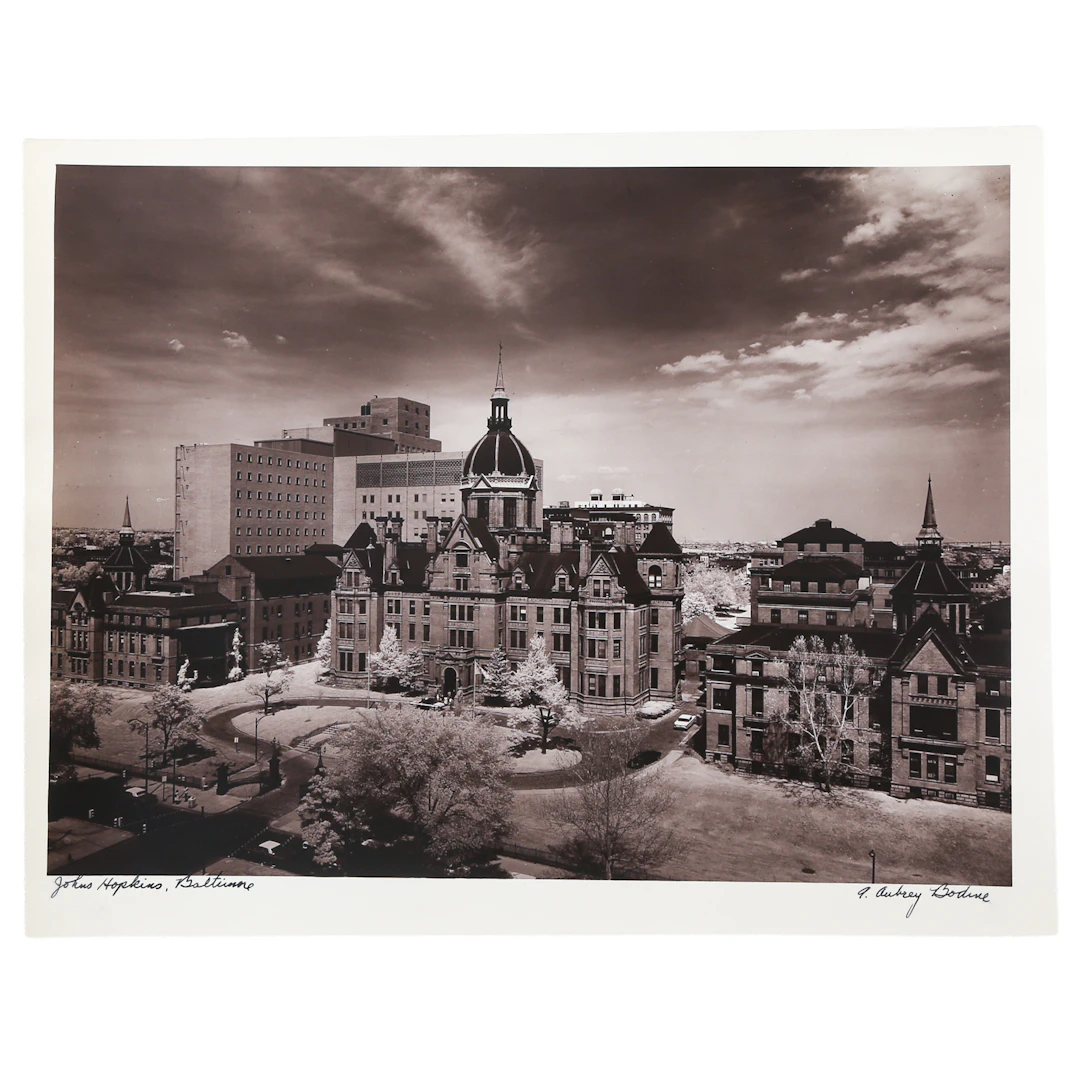 A. Aubrey Bodine. "Johns Hopkins," photograph