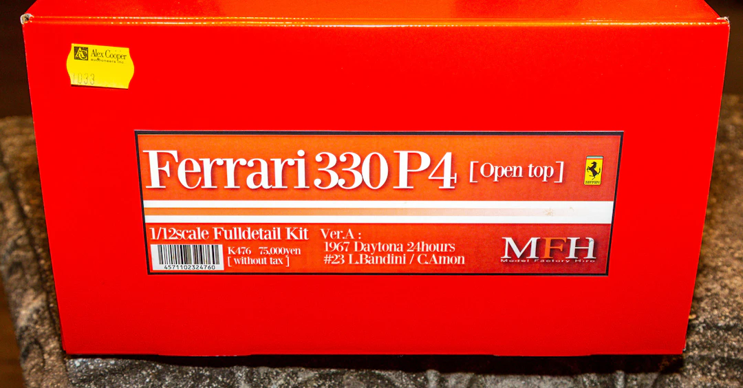 A MFH 1:12 Scale Ferrari 330 P4 Model Kit