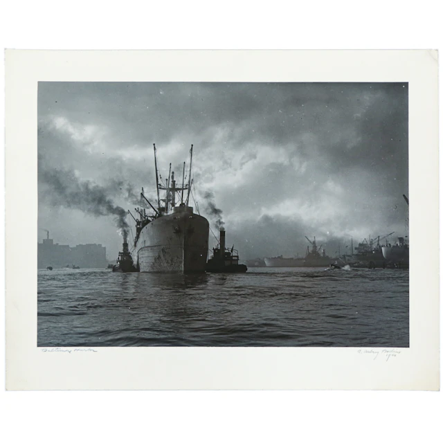 A. Aubrey Bodine. "Baltimore Harbor," photograph