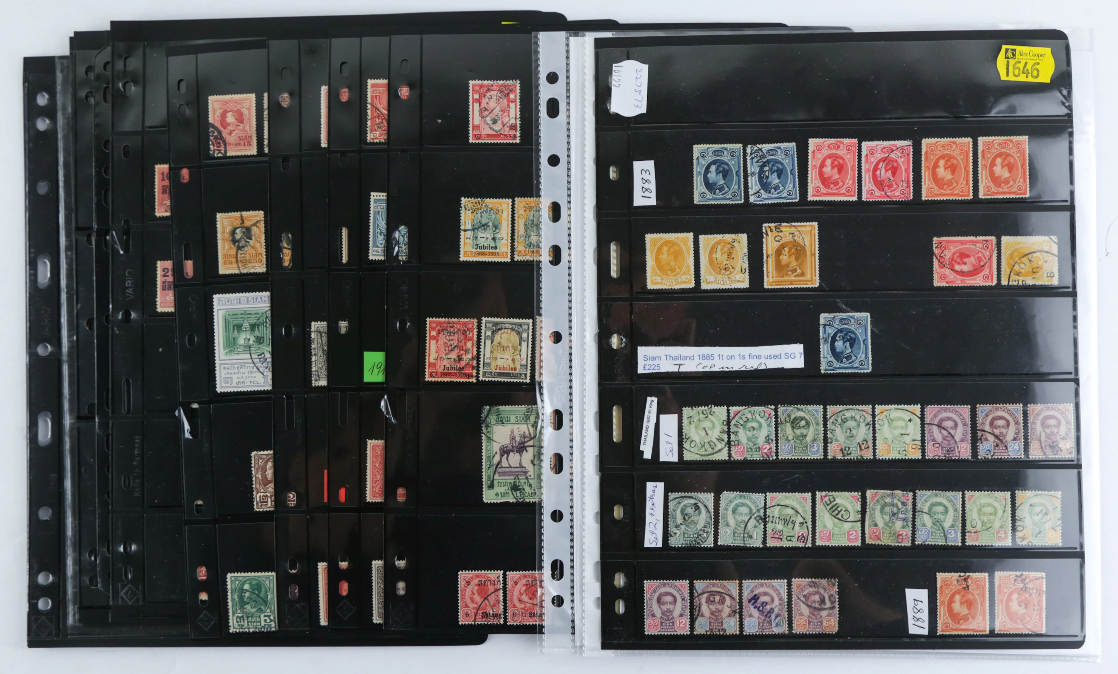 Thailand: Postage Stamps, 1883-1950