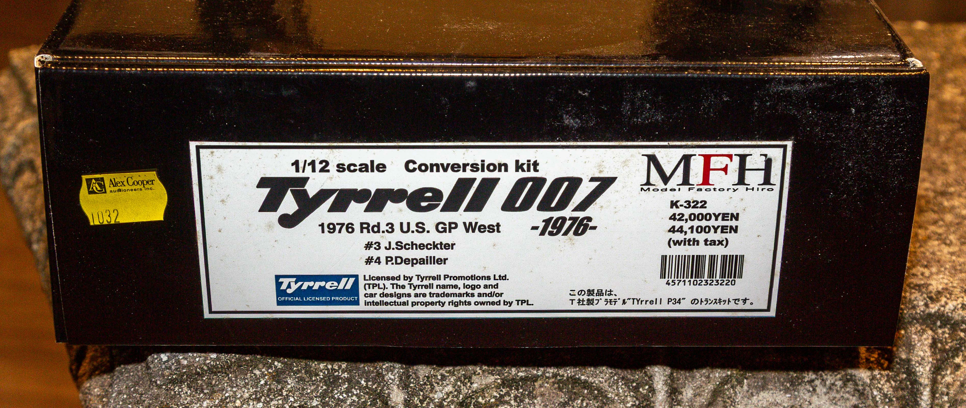A 1:12 Scale Tyrrell 007 Model Kit