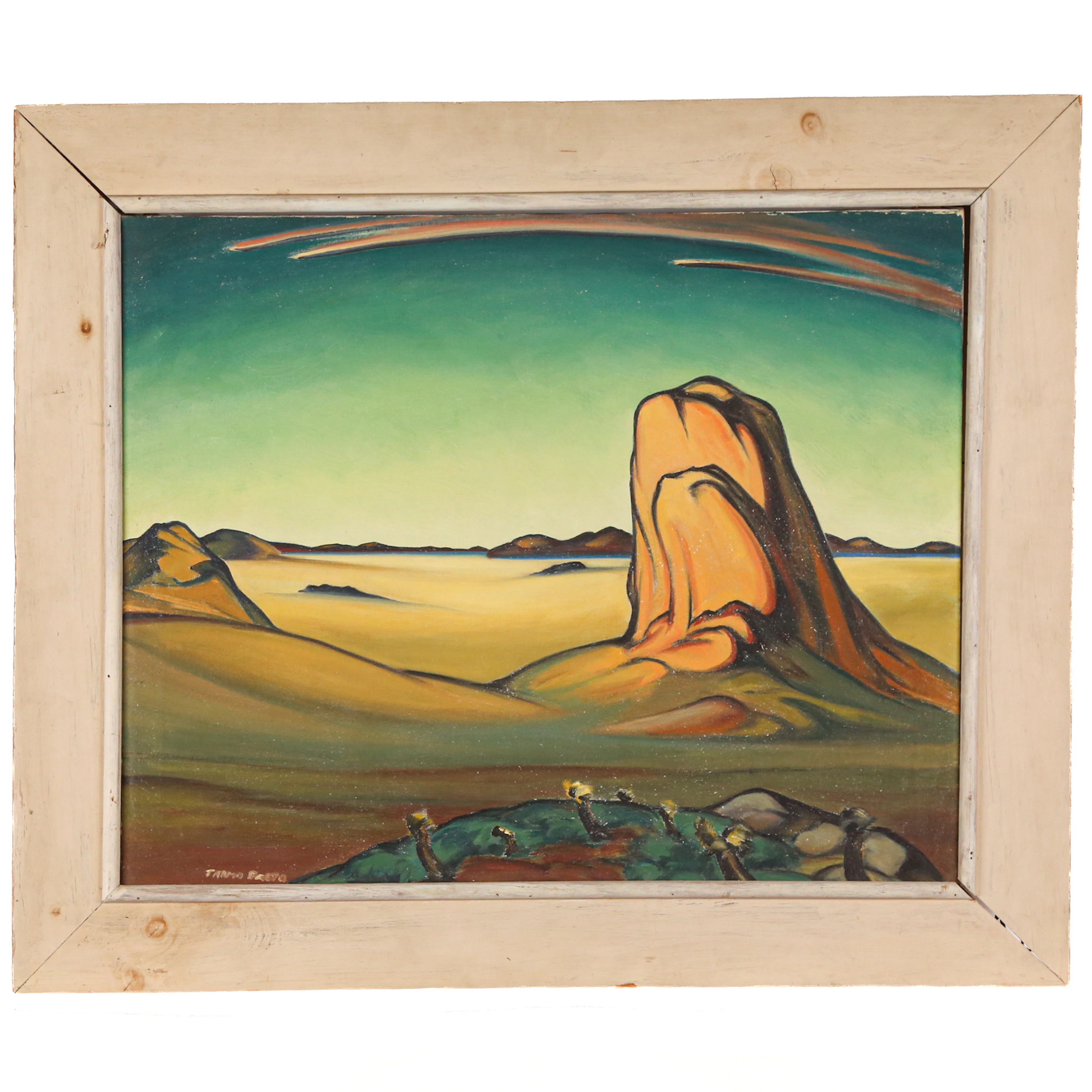 Tarmo Pasto. Desert Landscape, oil