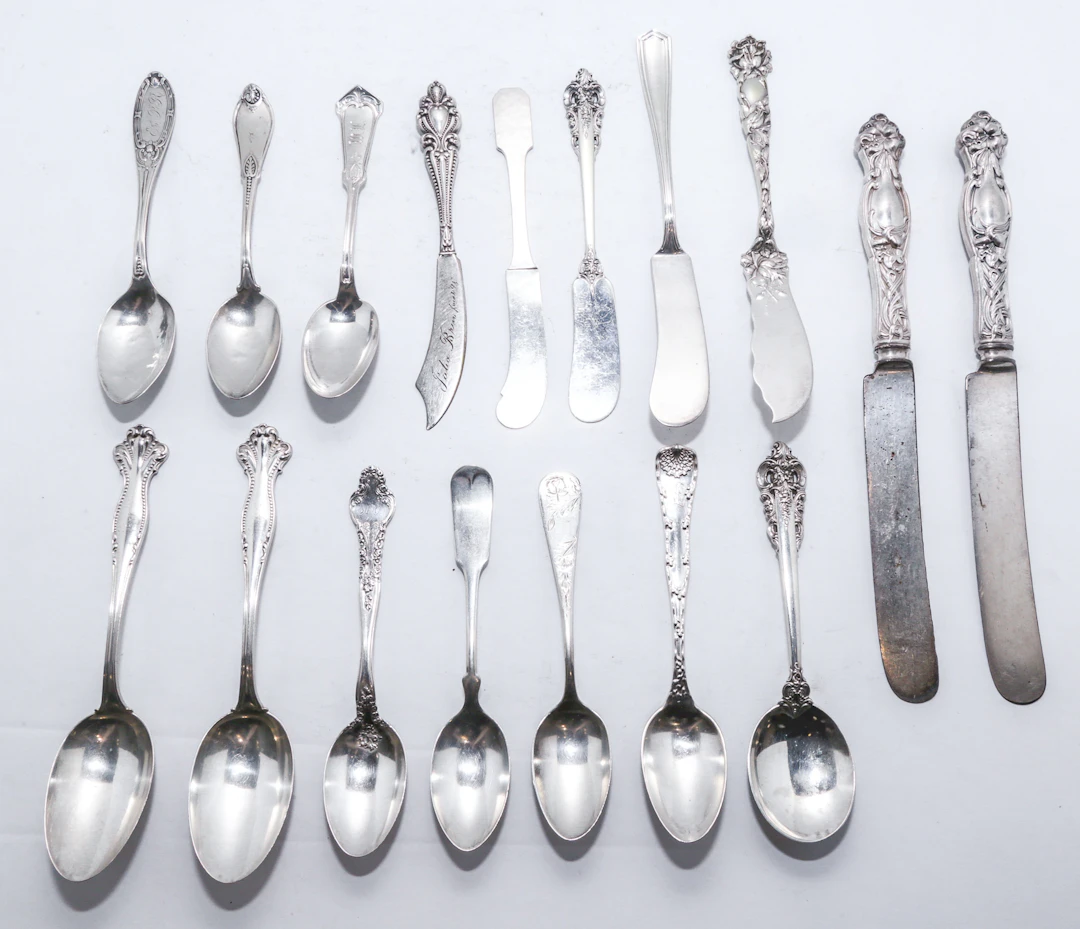Collection of American Sterling Flatware