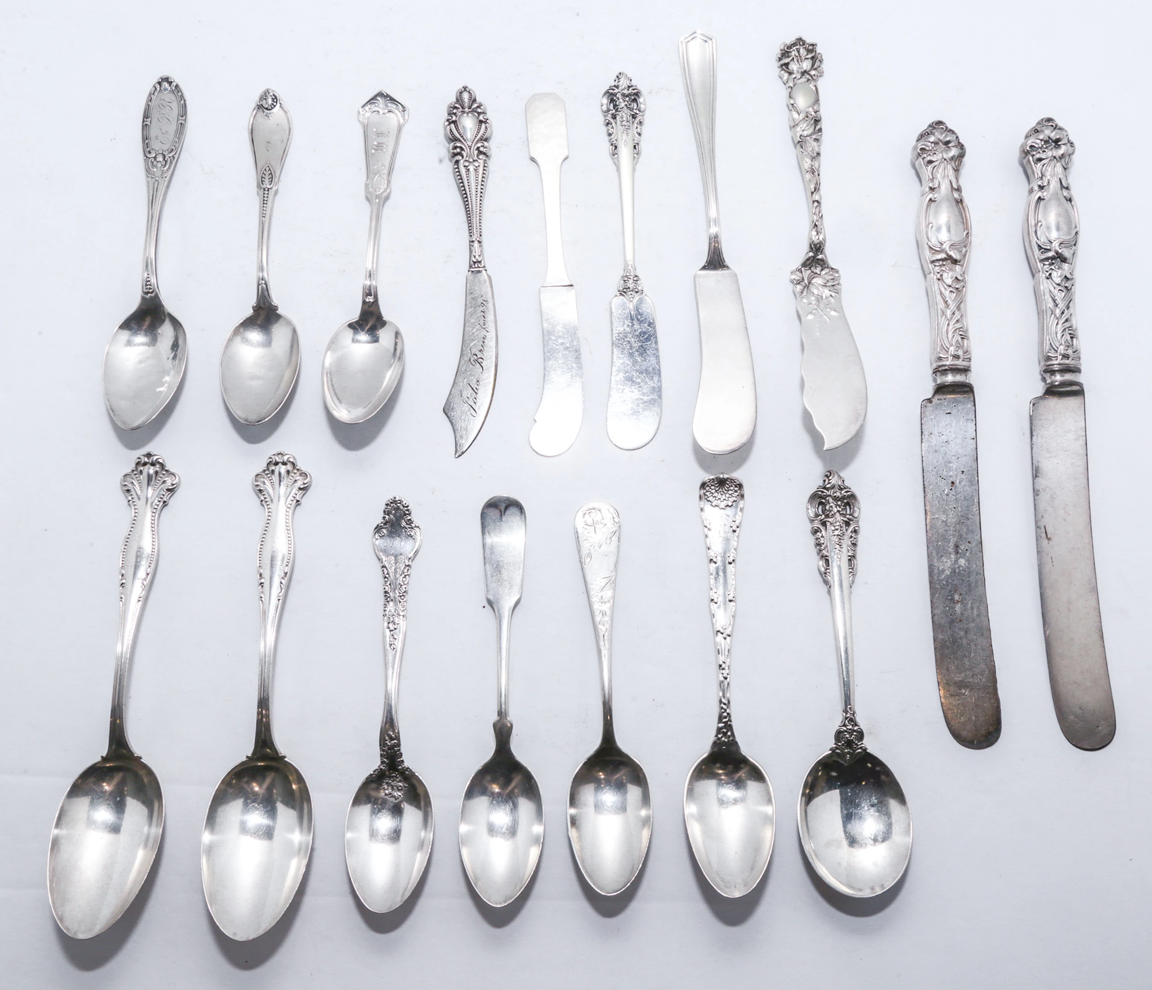 Collection of American Sterling Flatware