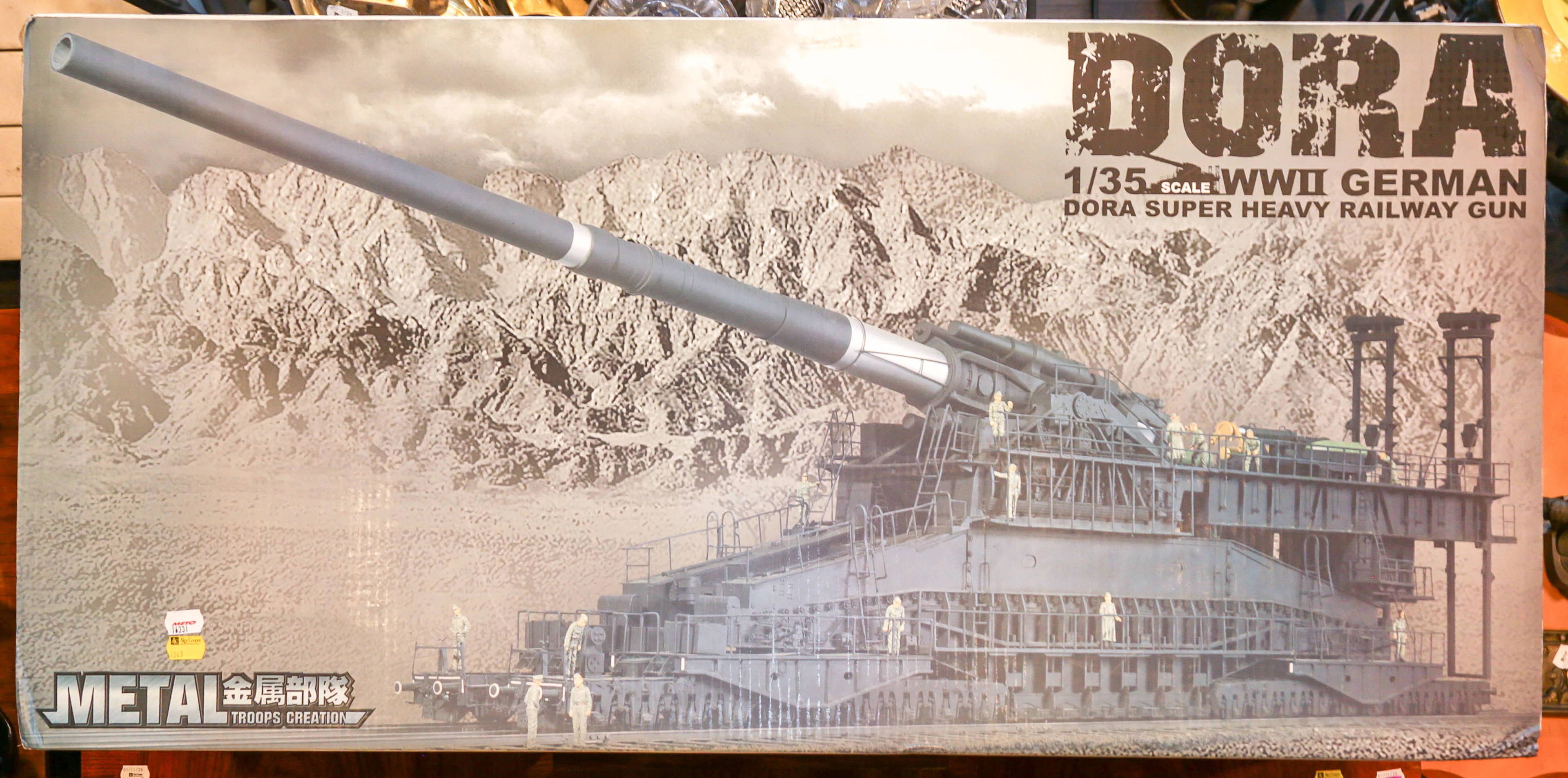 1:35 Scale Dora Railway Gun Model Kit