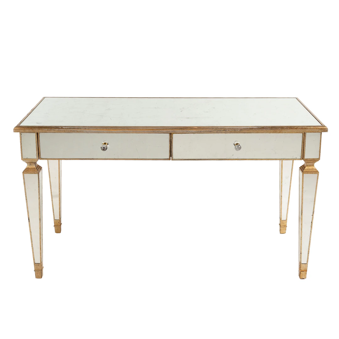 Louis XVI Style Mirrored Console Table
