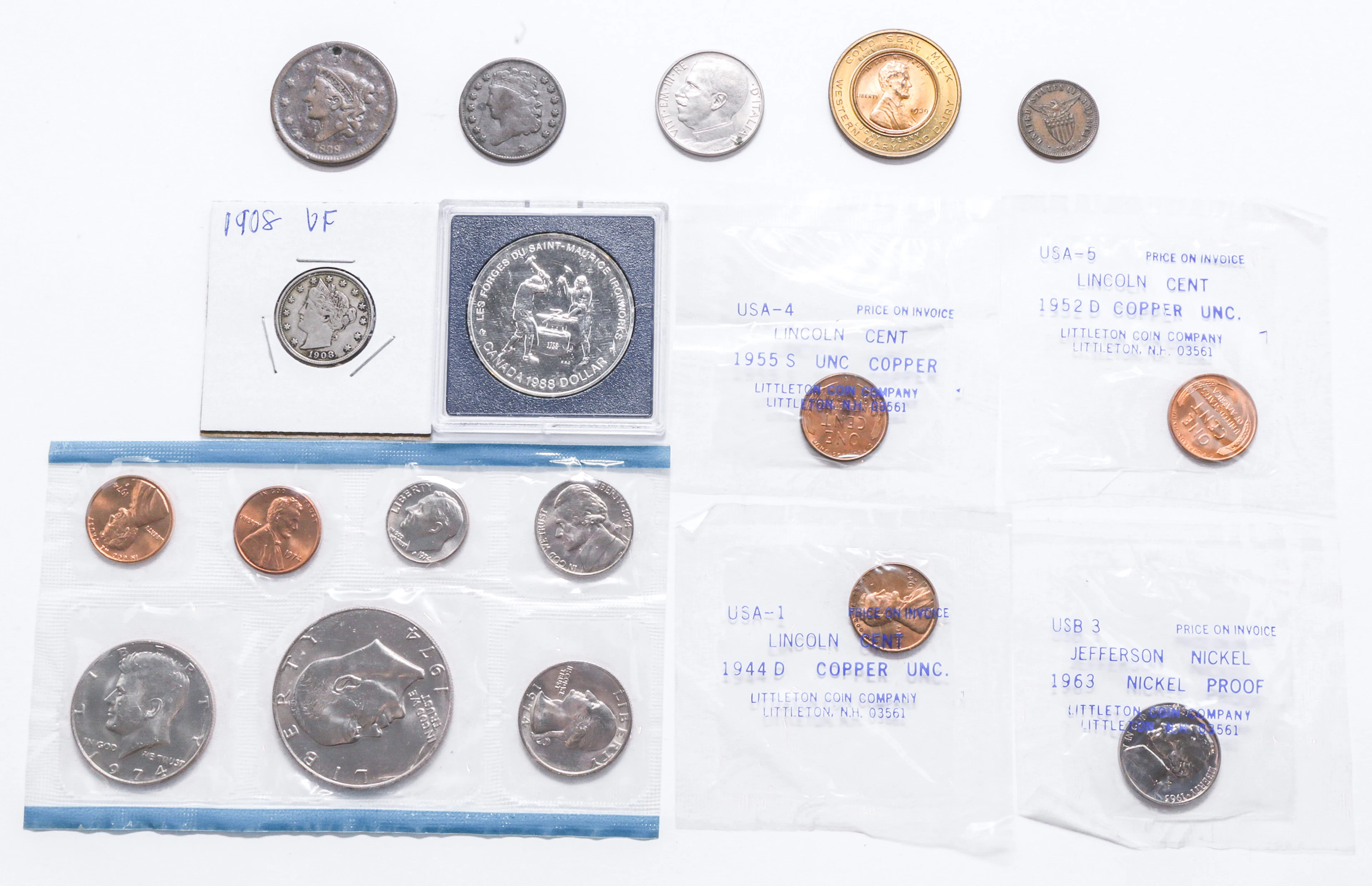 Assortment of Coins