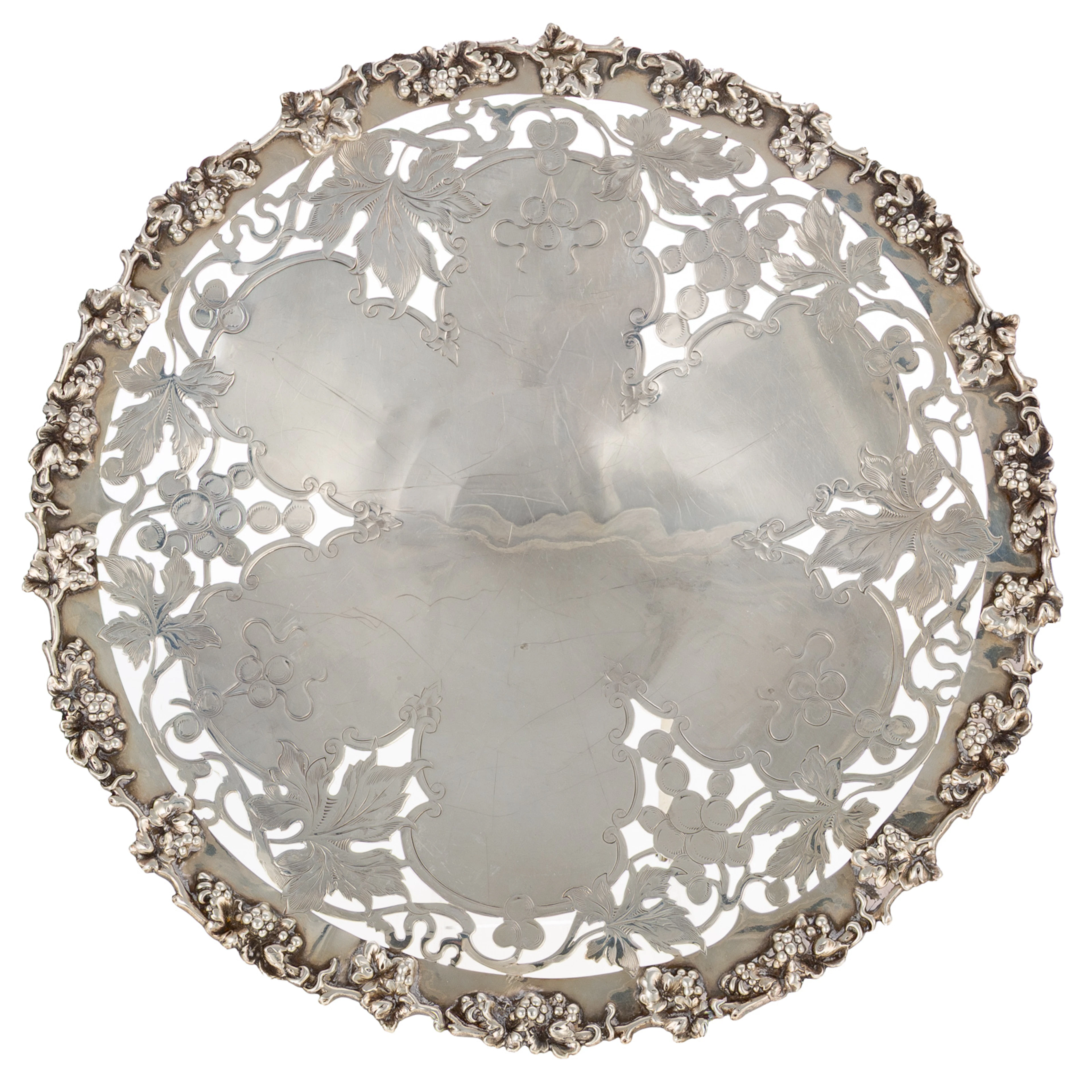 Gorham Sterling Pedestal Sandwich Tray