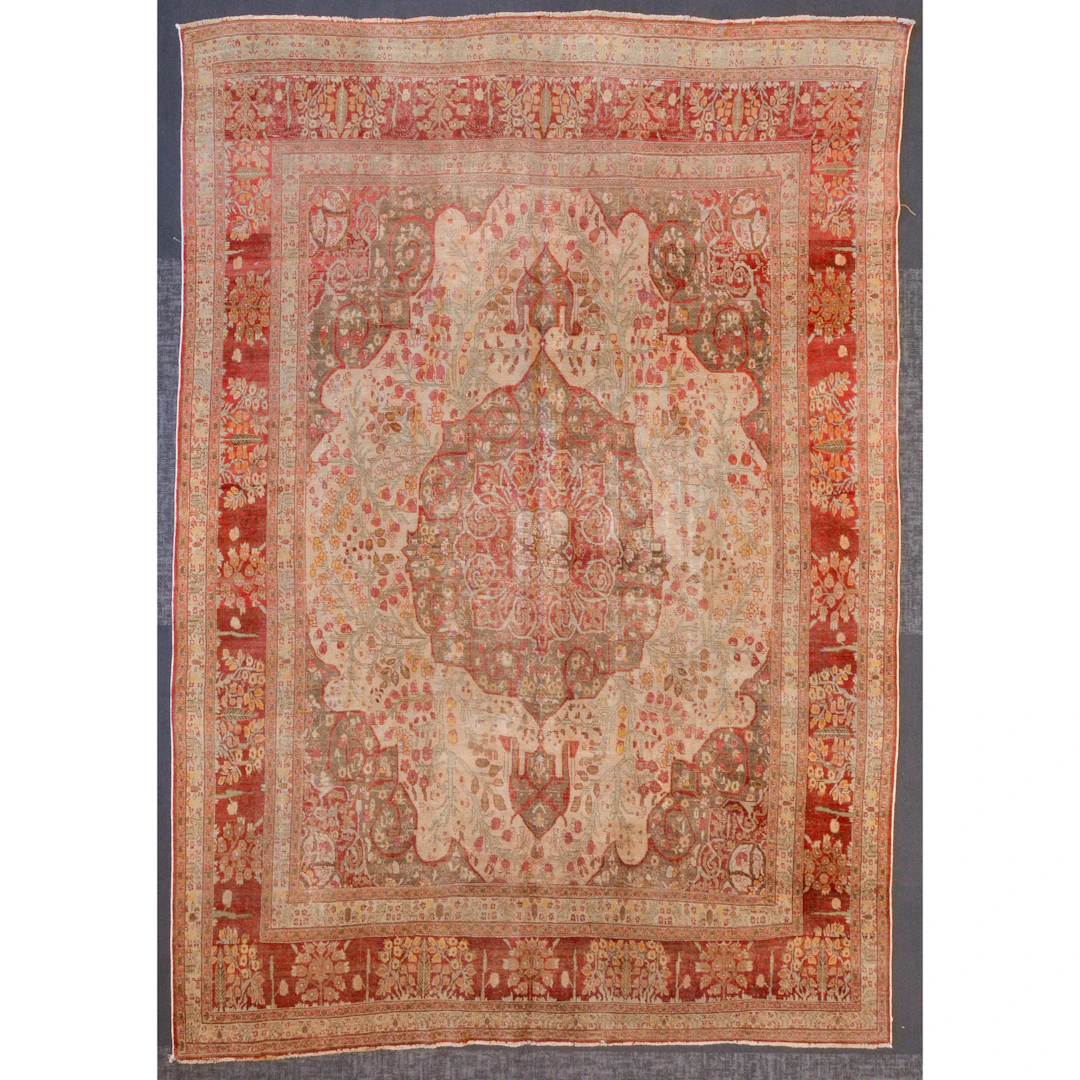 Antique Tabriz Rug, Persia, 8.10 x 12.4