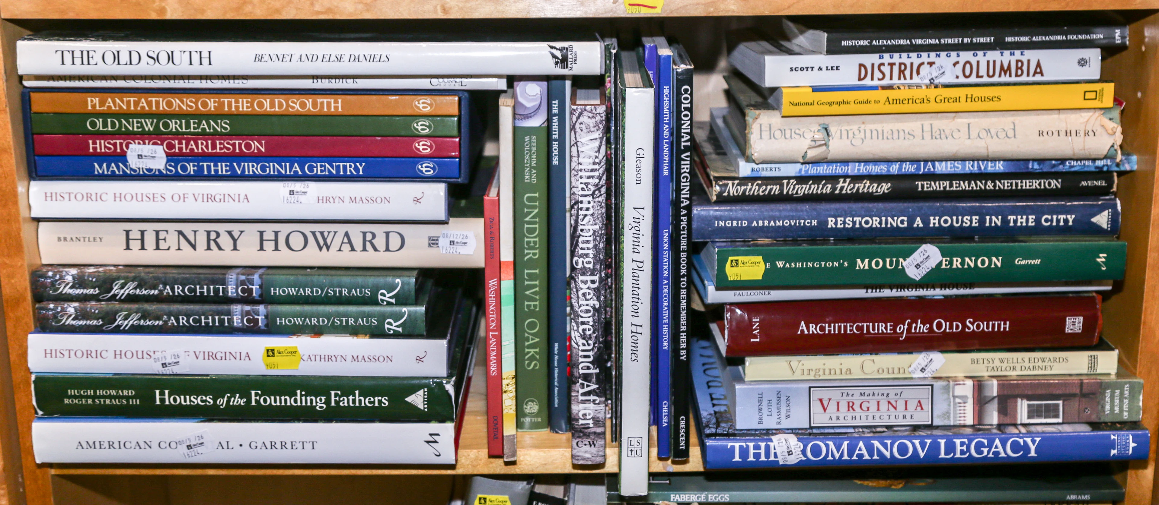 A Selection of Books on Virginia