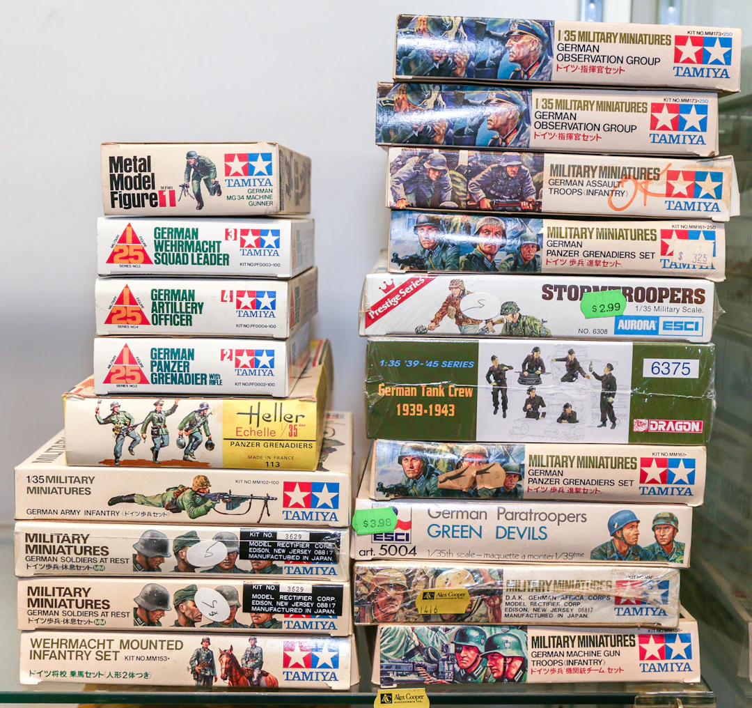 A Group of German Diorama Figures