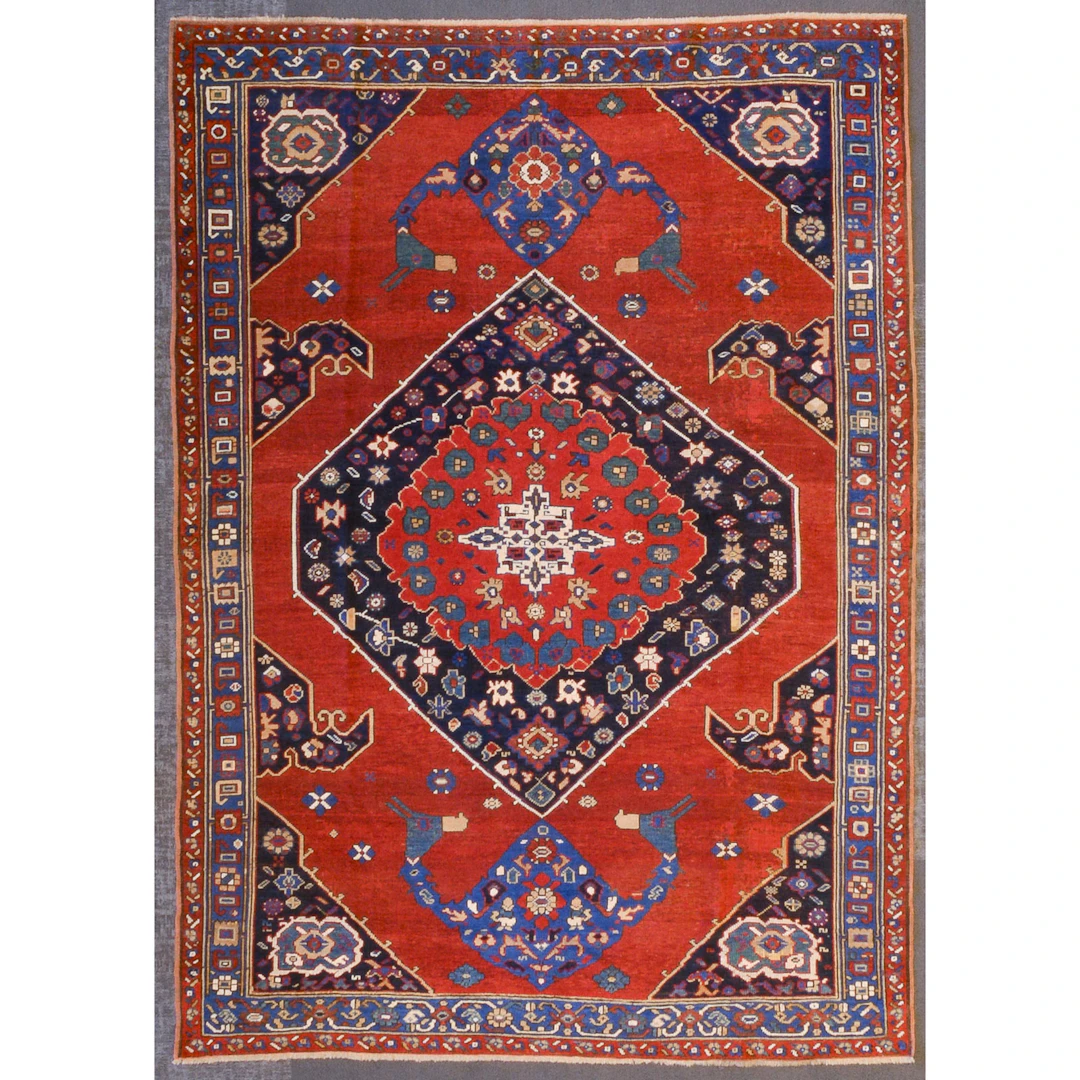 Semi-Antique Kazak Rug, Caucasus, 5.9 x 8